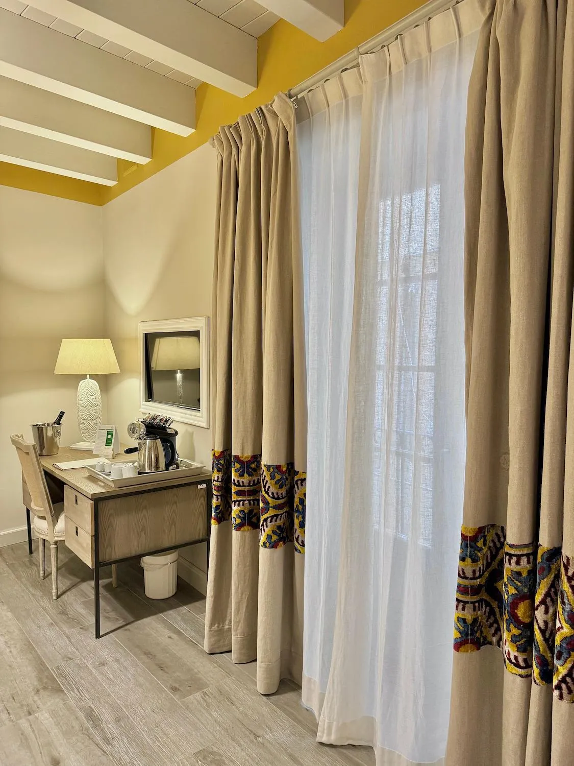 Decorative detail in Hotel San Michele