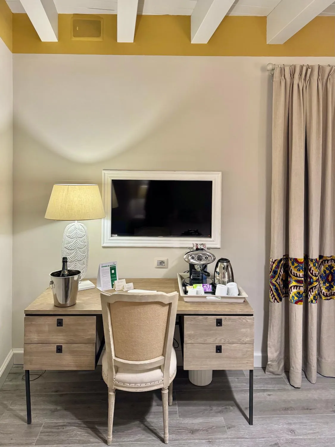 Decorative detail in Hotel San Michele