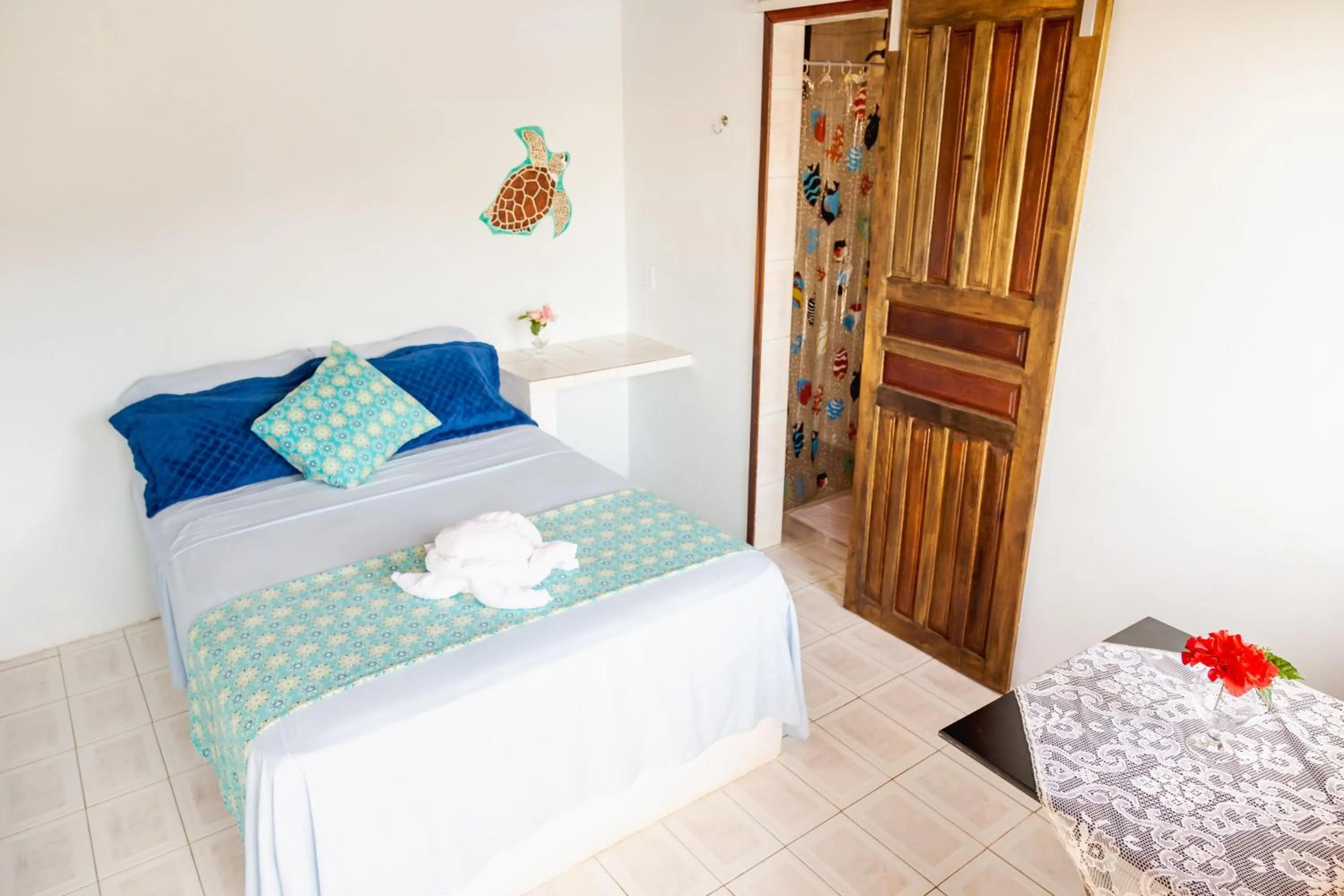 Bed in Pousada Toca do Mar