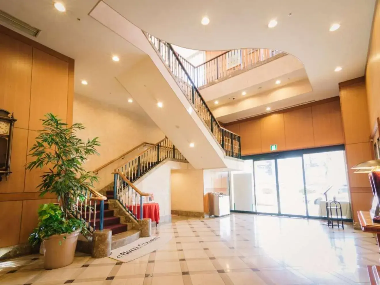 Lobby or reception in JR Hotel Clement Uwajima Lobby or reception in JR Hotel Clement Uwajima
