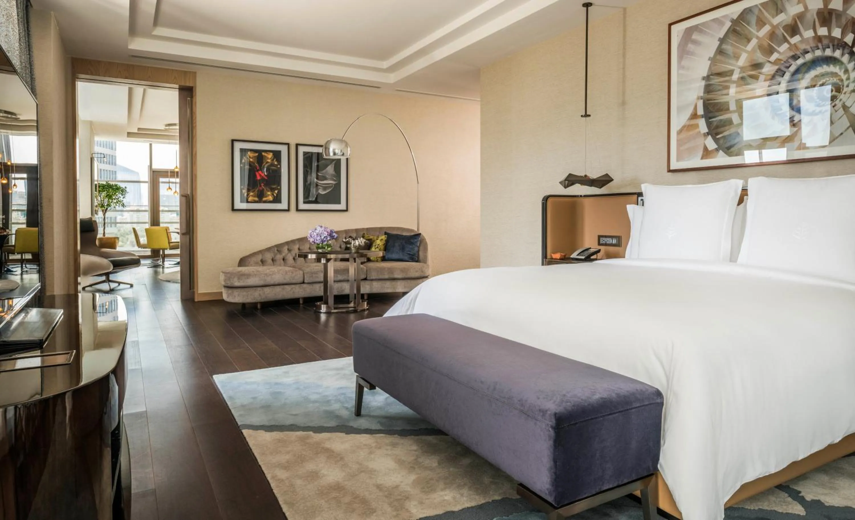 Photo of the whole room, Bed in Four Seasons Hotel Dubai International Financial Centre