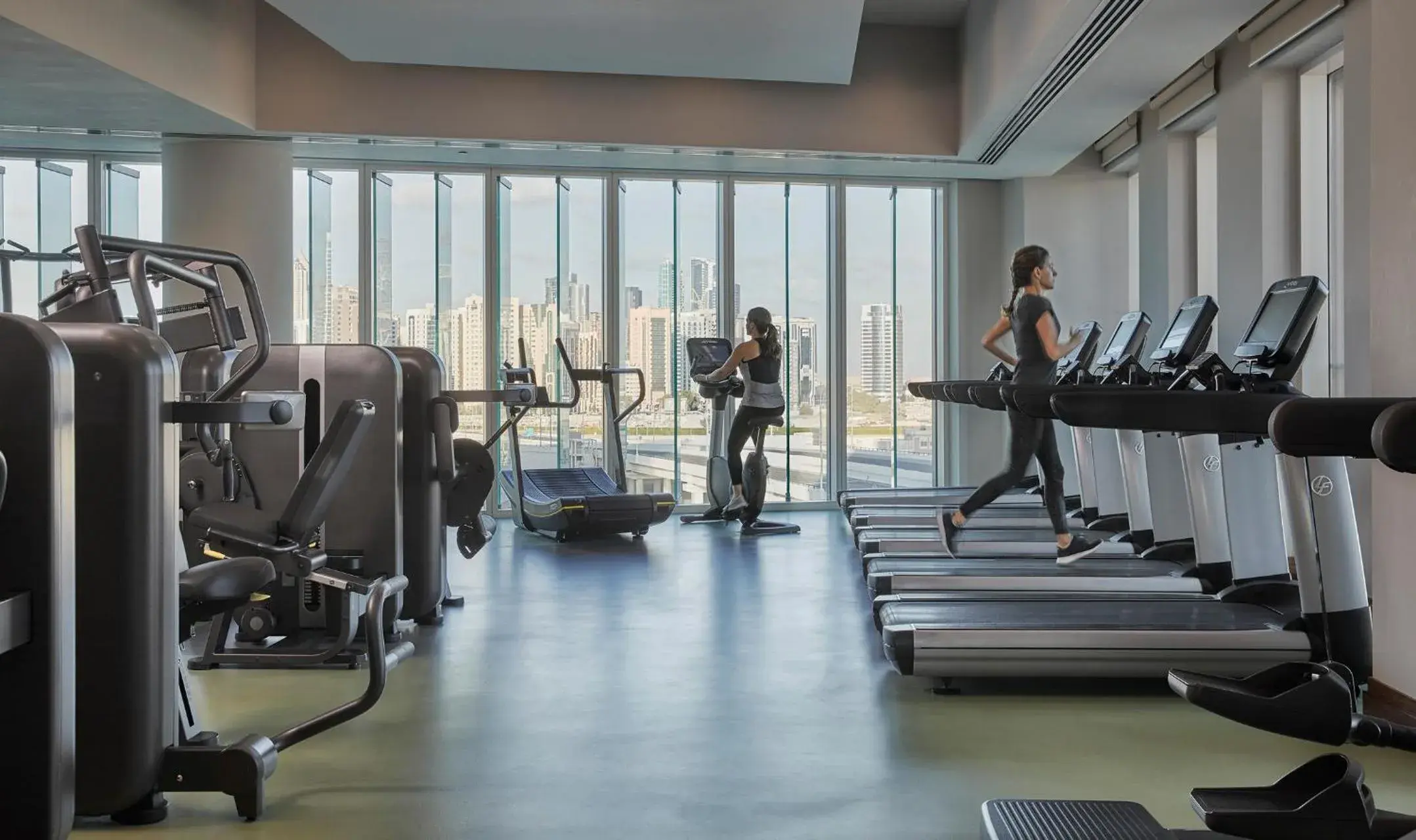 Fitness centre/facilities in Four Seasons Hotel Abu Dhabi at Al Maryah Island Fitness centre/facilities in Four Seasons Hotel Abu Dhabi at Al Maryah Island