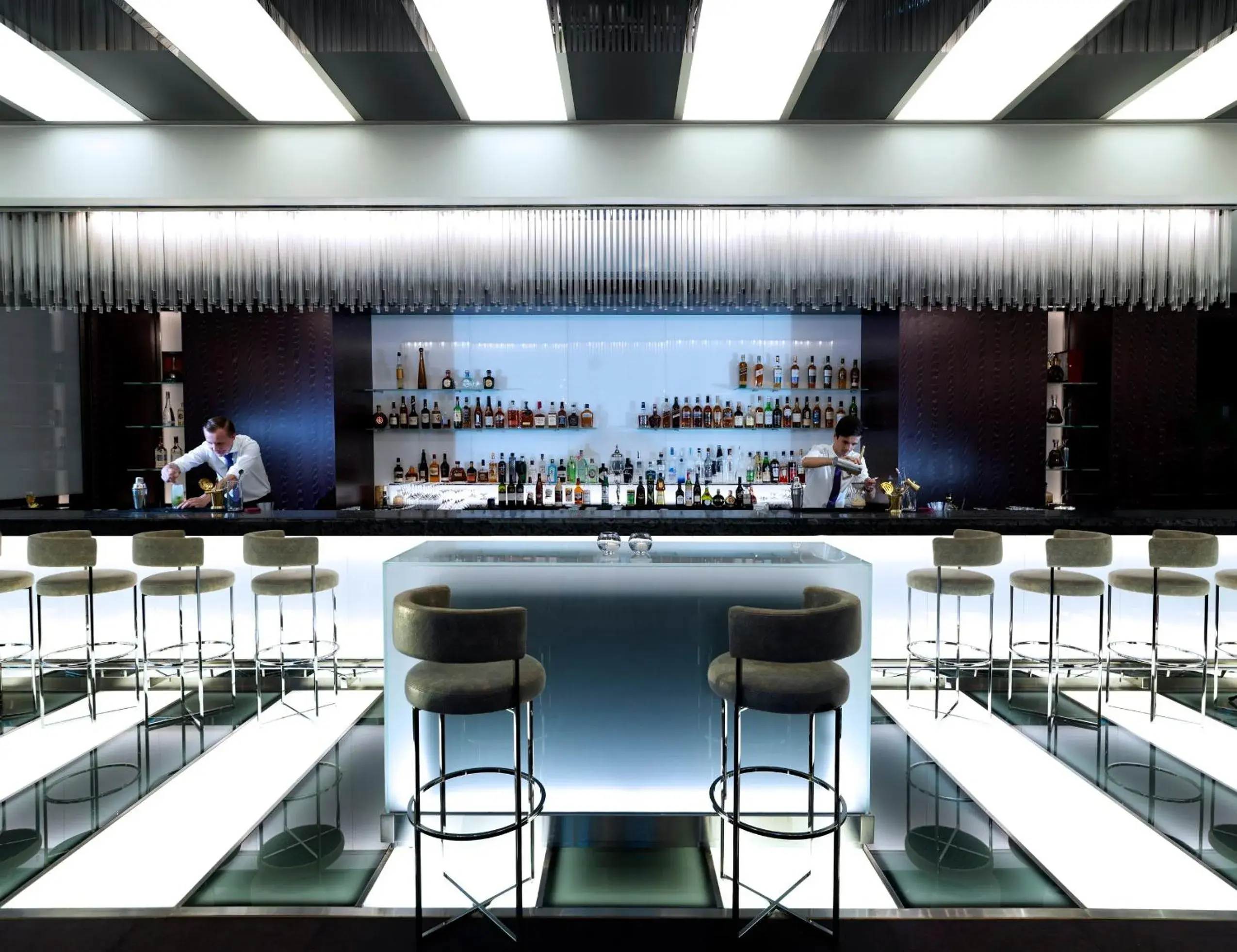 Lounge or bar in Four Seasons Hotel Abu Dhabi at Al Maryah Island Lounge or bar in Four Seasons Hotel Abu Dhabi at Al Maryah Island