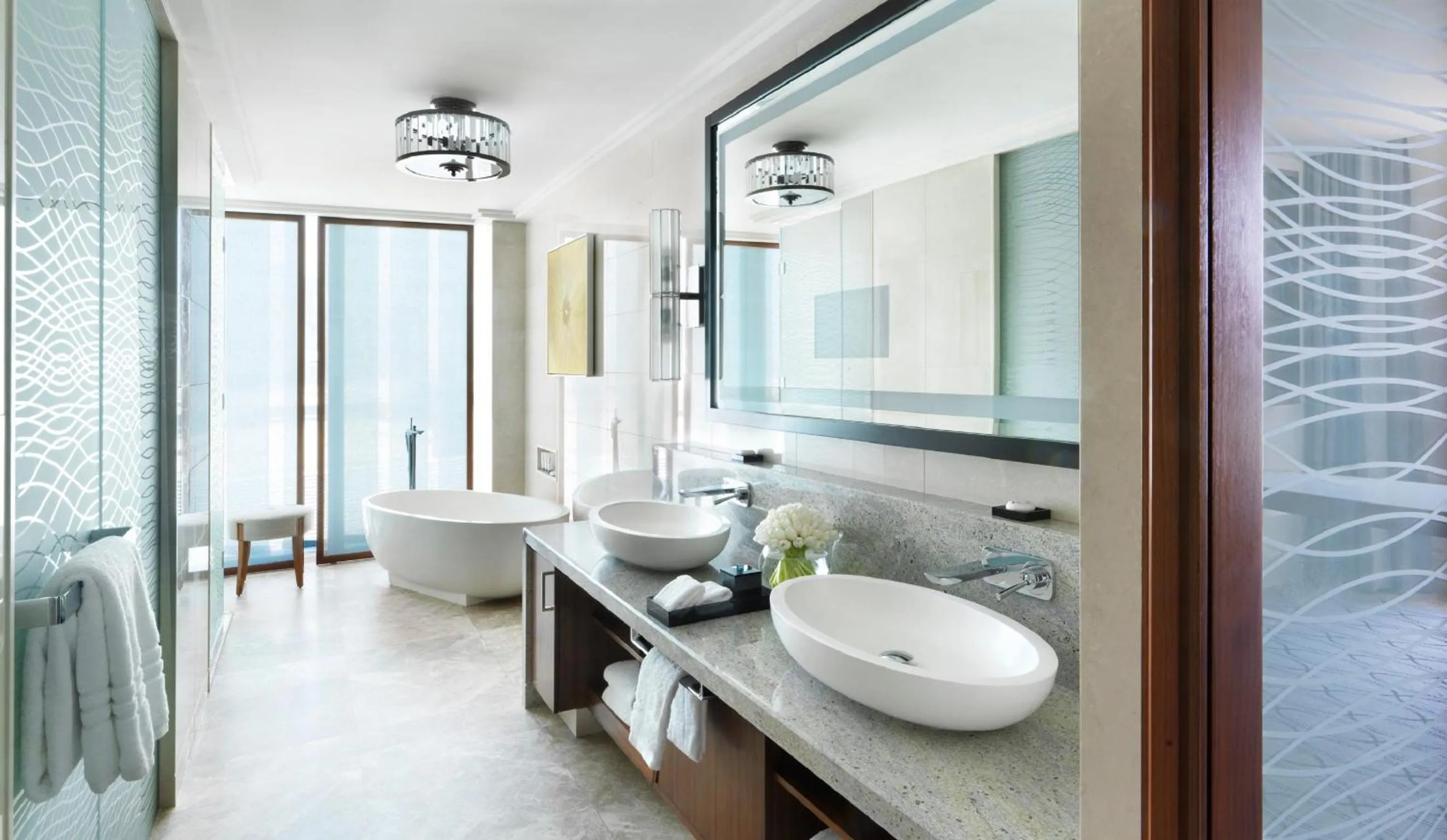 Bathroom in Four Seasons Hotel Abu Dhabi at Al Maryah Island