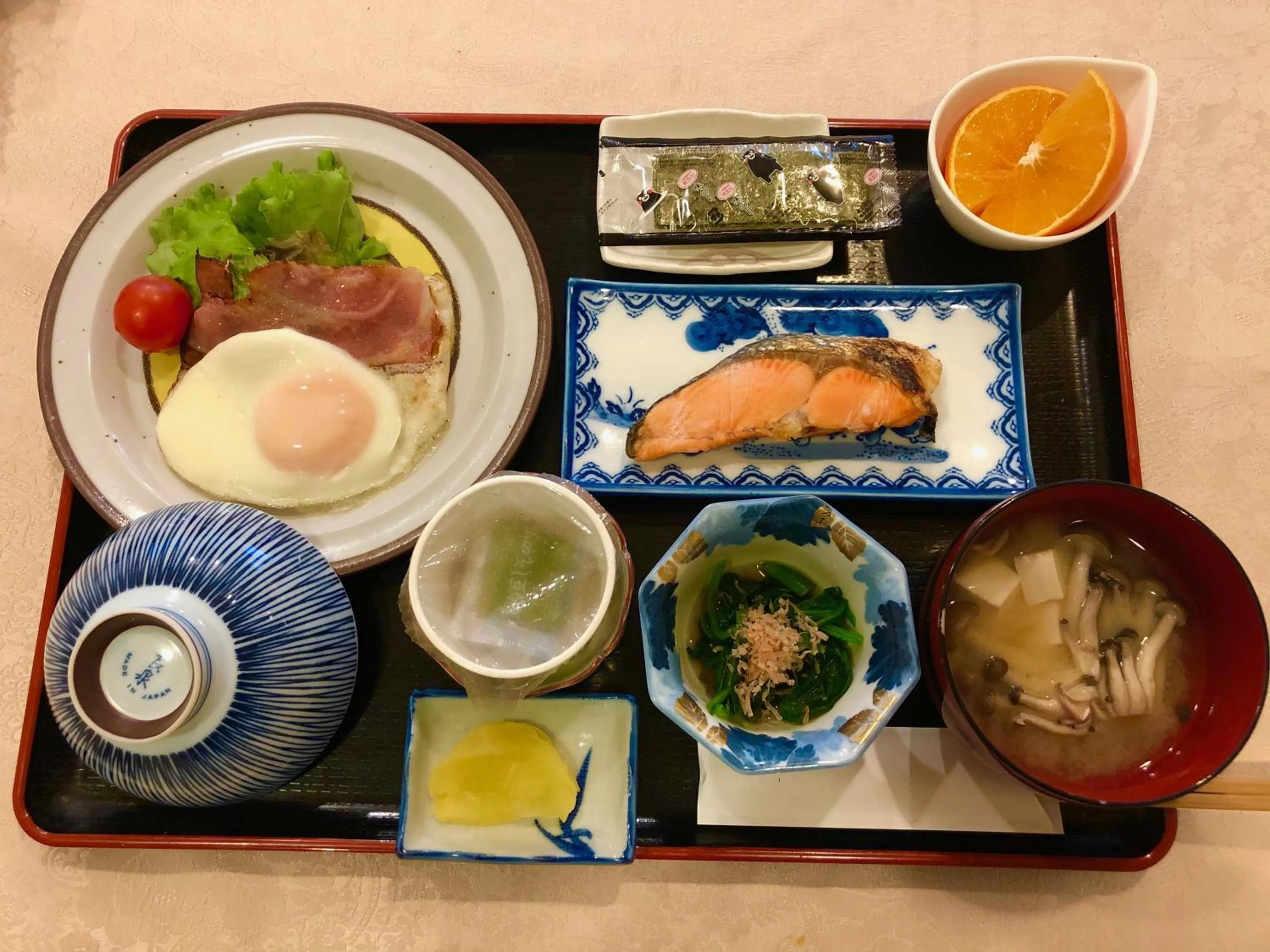 Breakfast in Tamaki Ryokan