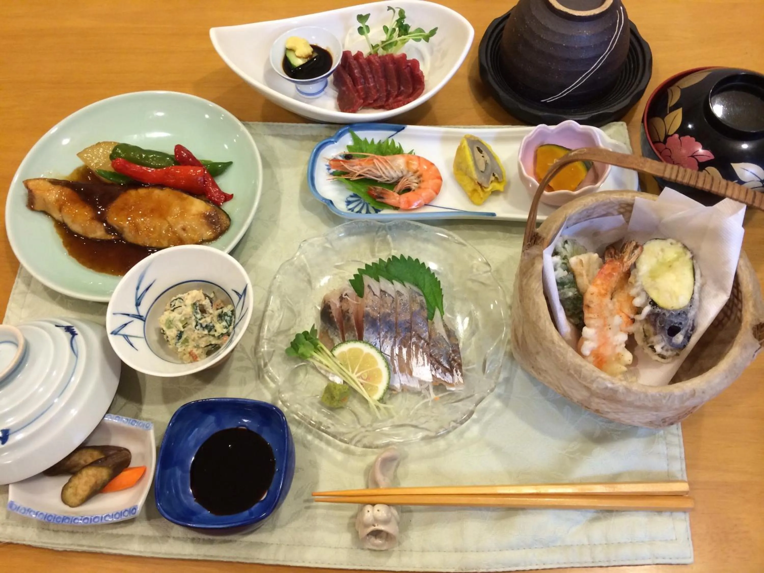 Food in Tamaki Ryokan