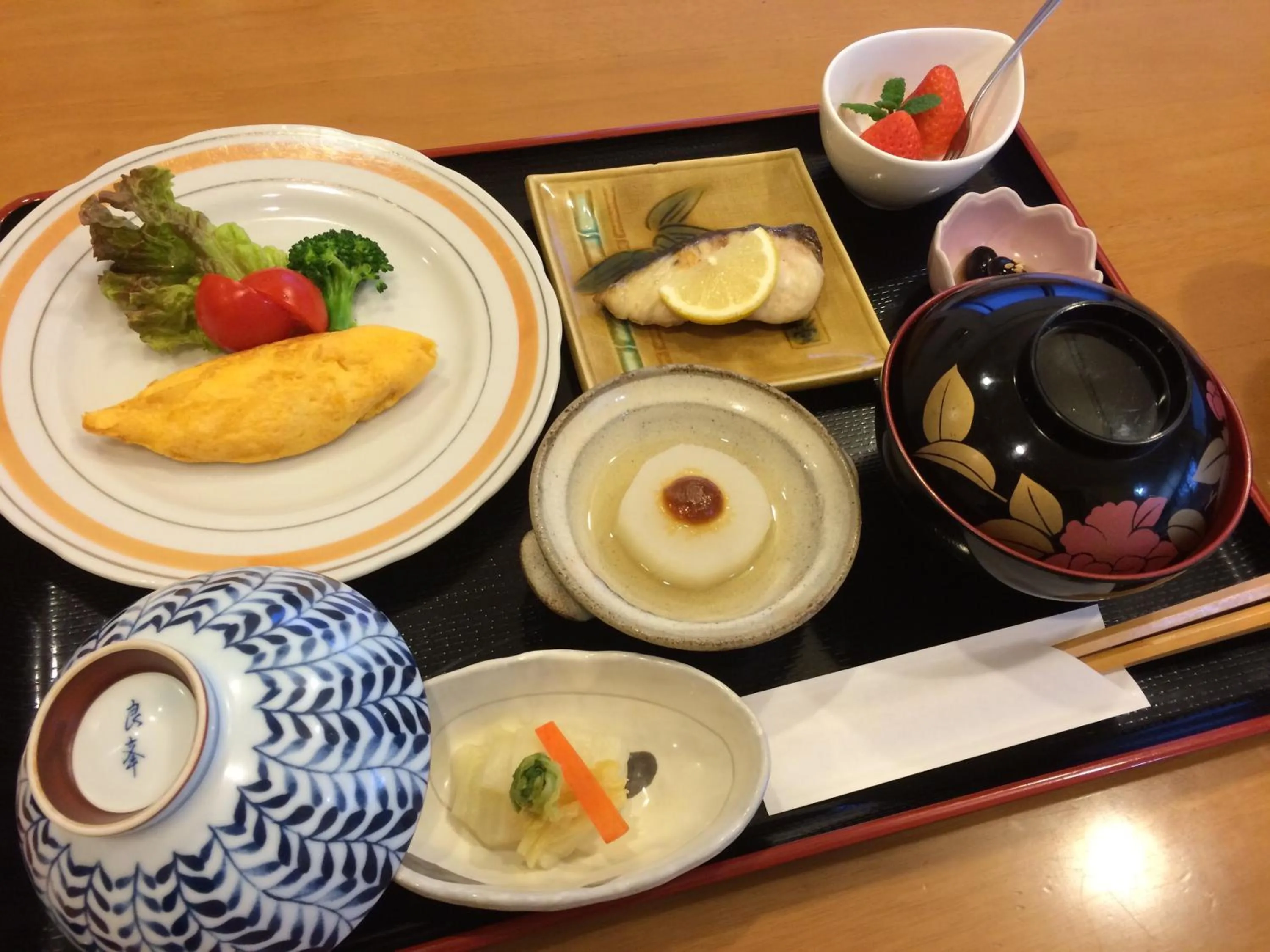 Food and drinks in Tamaki Ryokan