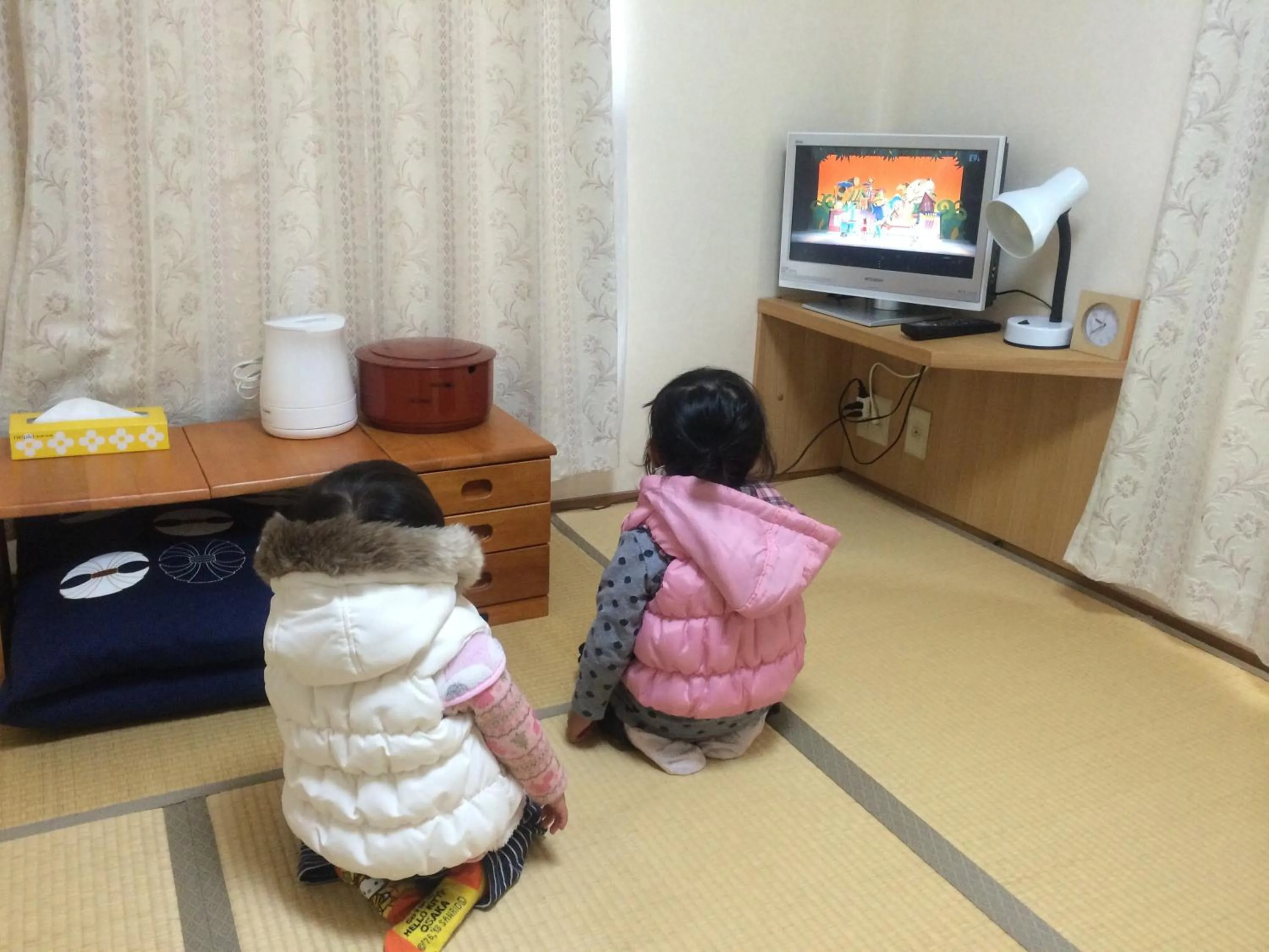 group of guests in Tamaki Ryokan