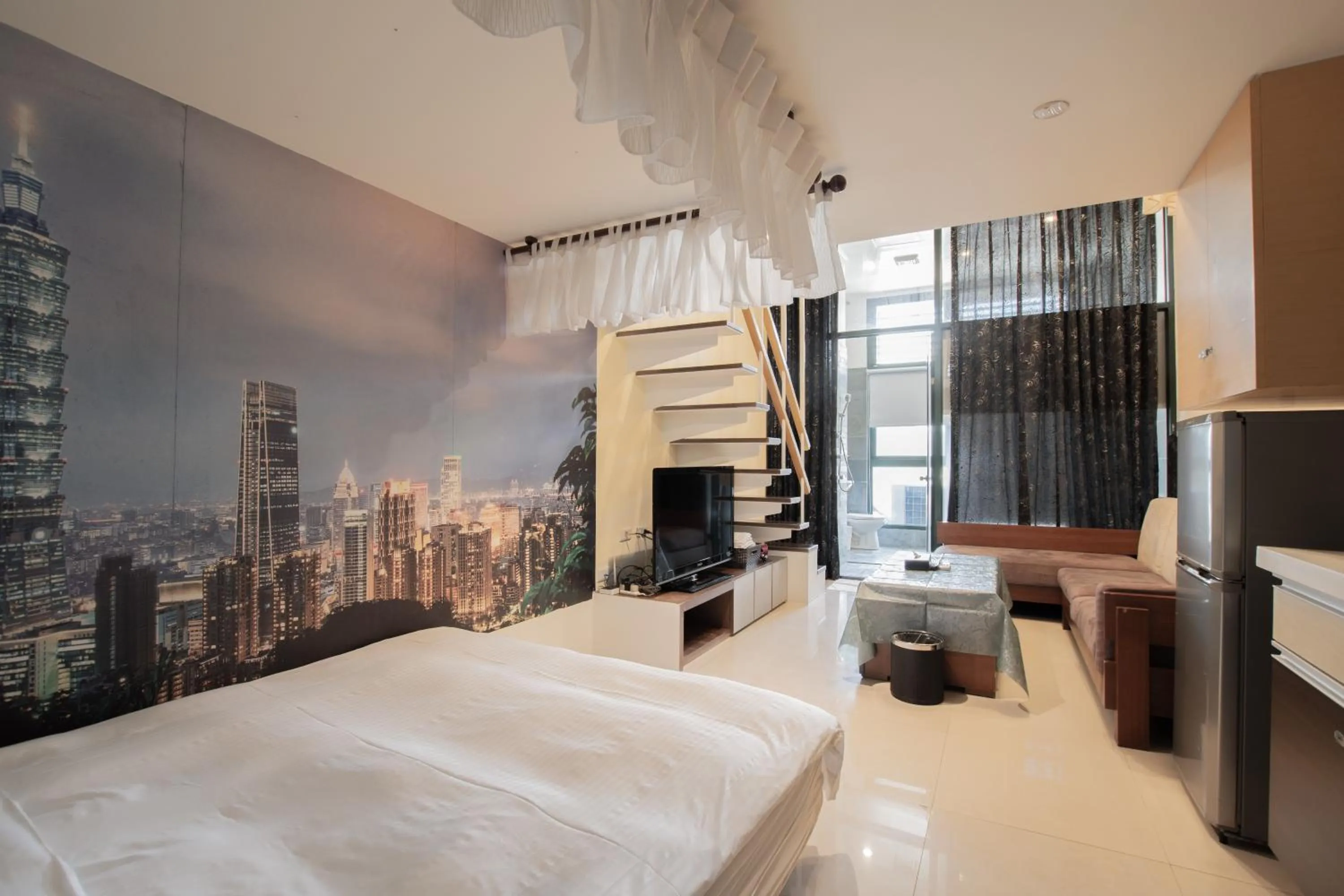 Bed in Duoai Mineral Spring