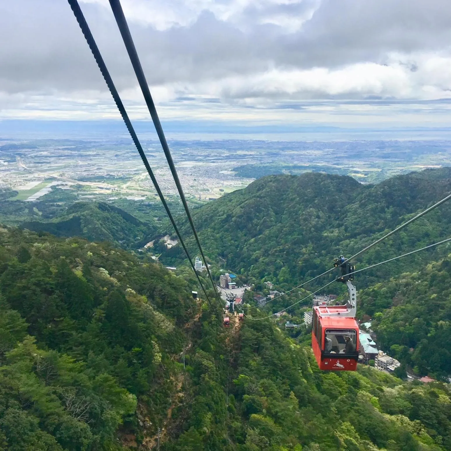 Mountain view in Hotel Yunomoto