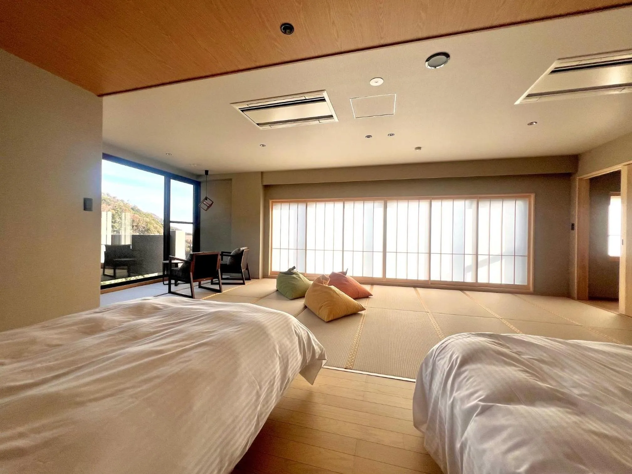 Bed in Hotel Yunomoto