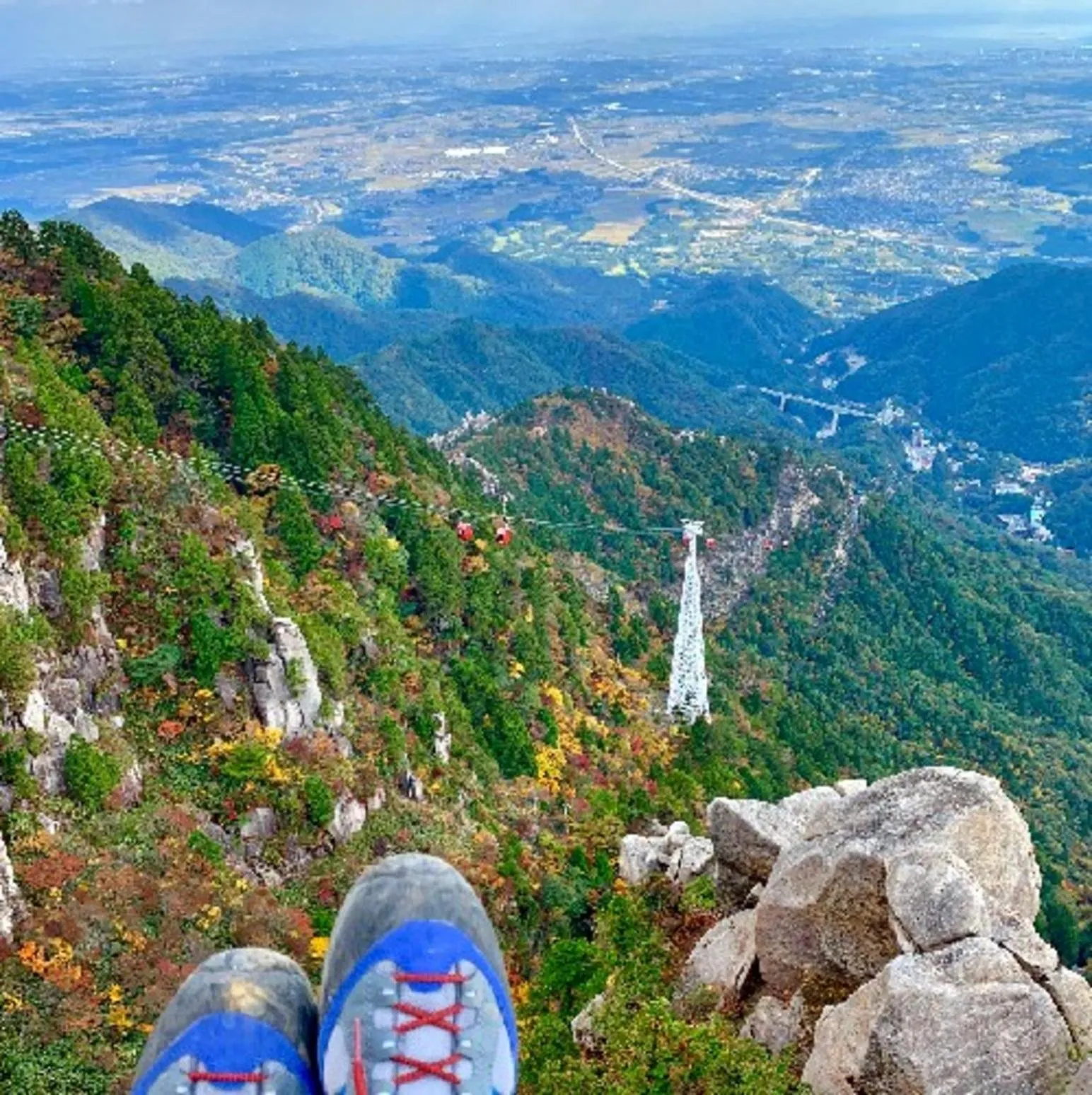 Mountain view in Hotel Yunomoto