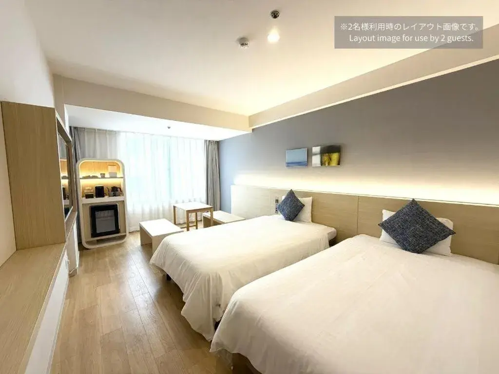 Bed in 琉球オリオンホテル 那覇国際通り Bed in 琉球オリオンホテル 那覇国際通り