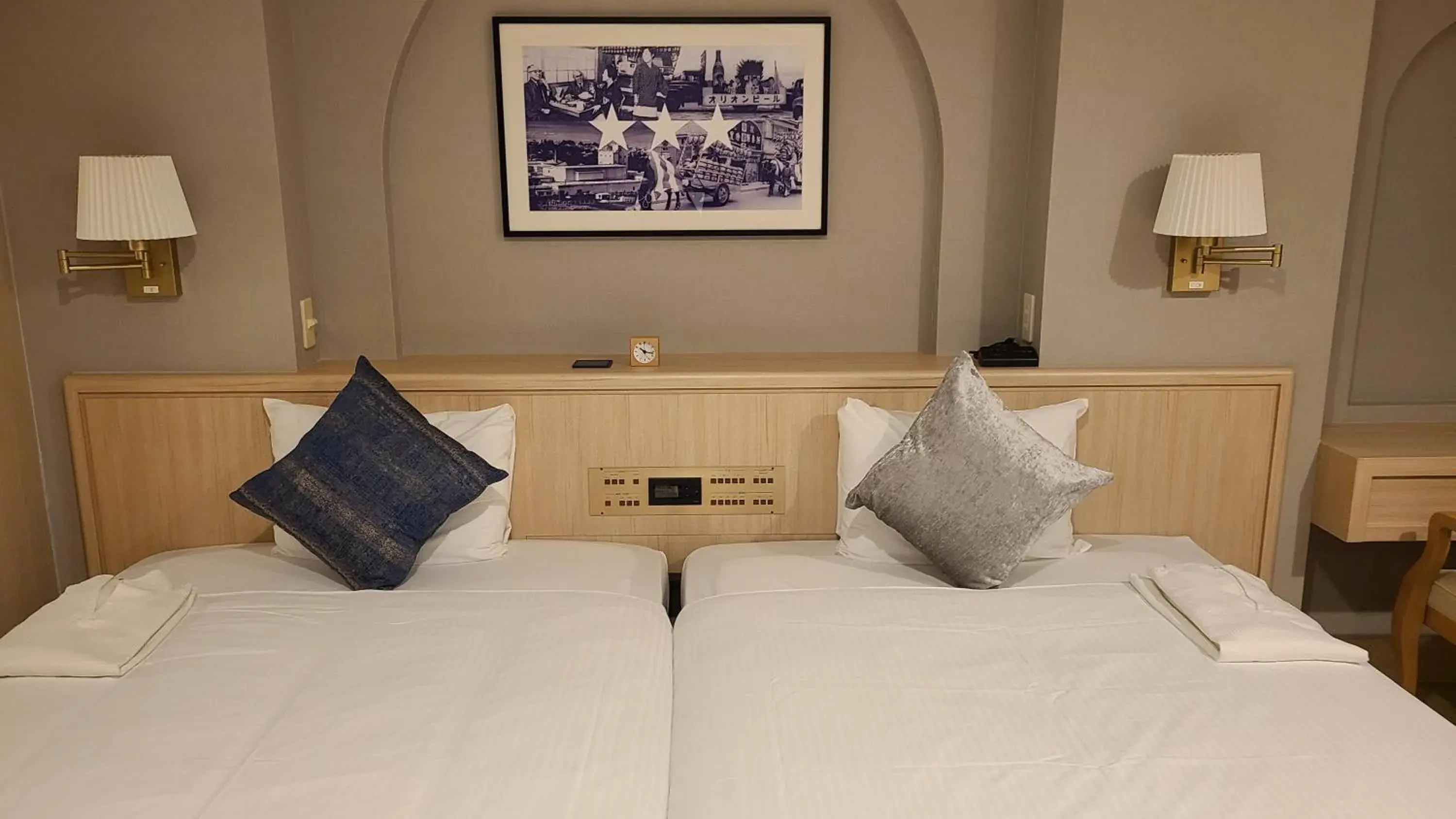 Bed in 琉球オリオンホテル 那覇国際通り Bed in 琉球オリオンホテル 那覇国際通り