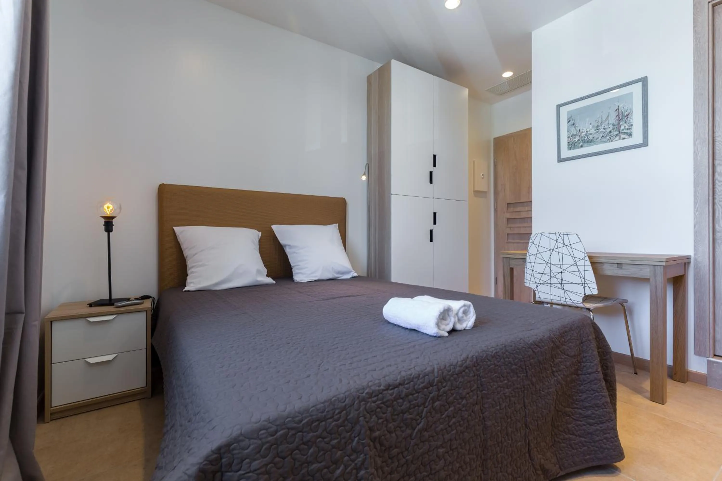 Bedroom, Bed in Palais Saint Pierre