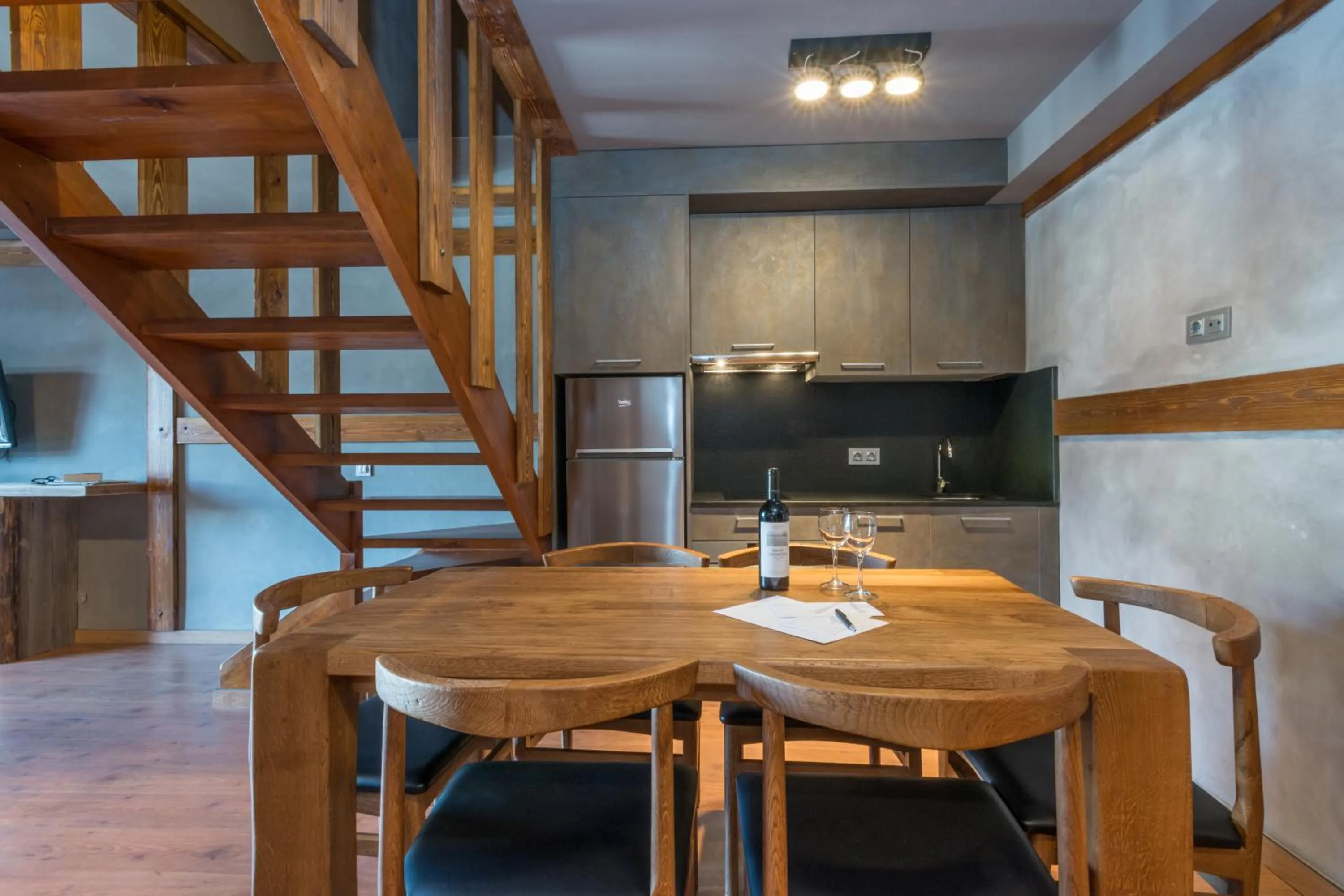 Kitchen or kitchenette in Hotel AnyosPark Mountain & Wellness Resort