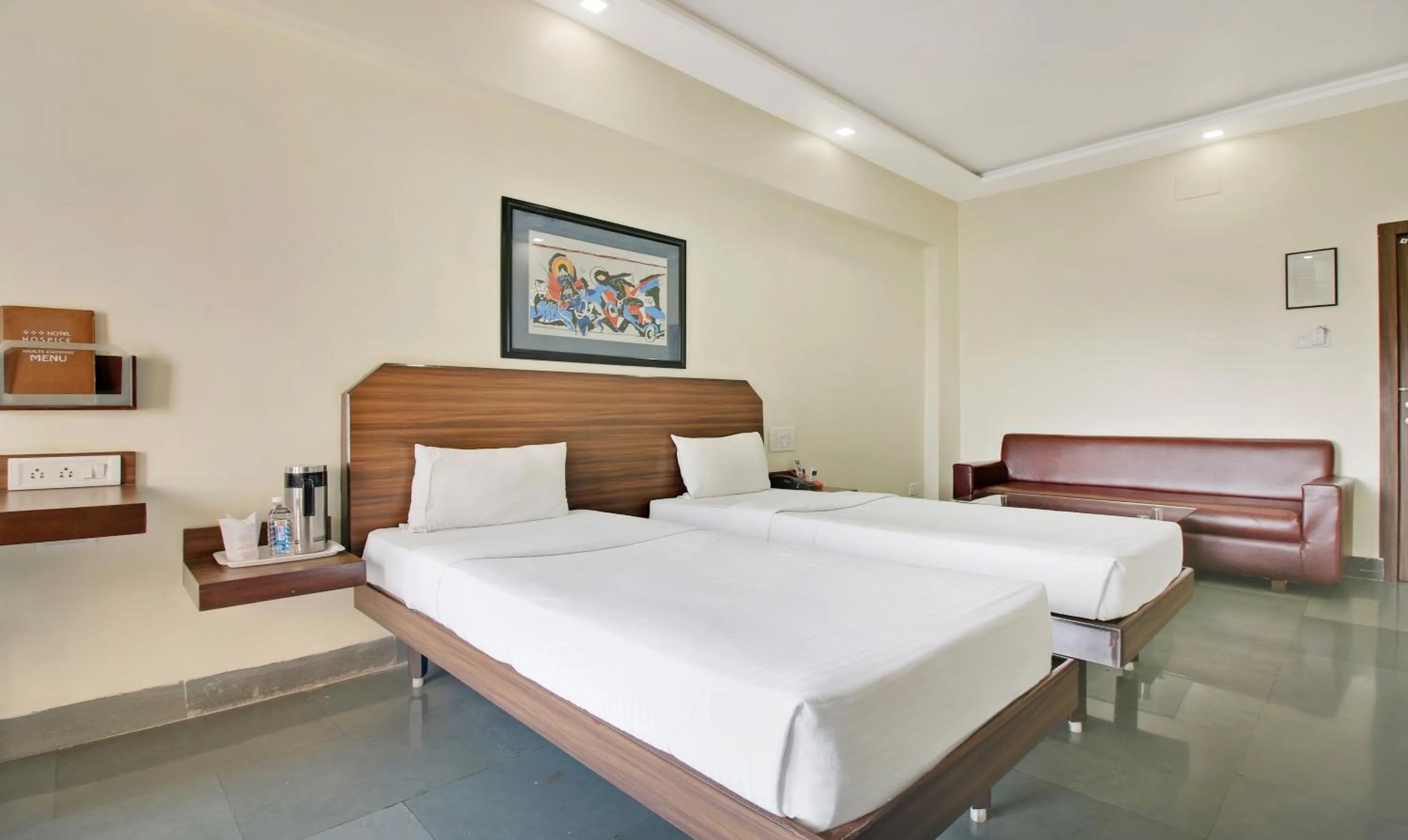 Bed in Hotel Hospice