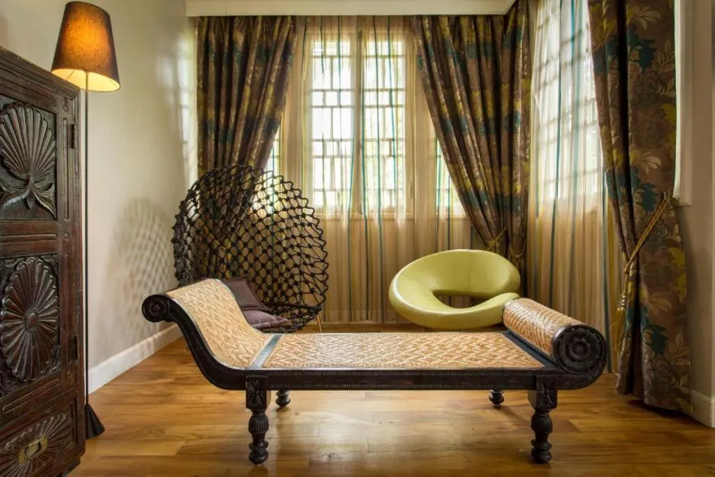 Seating area in Villa Angélique - Hôtel classé Monument Historique