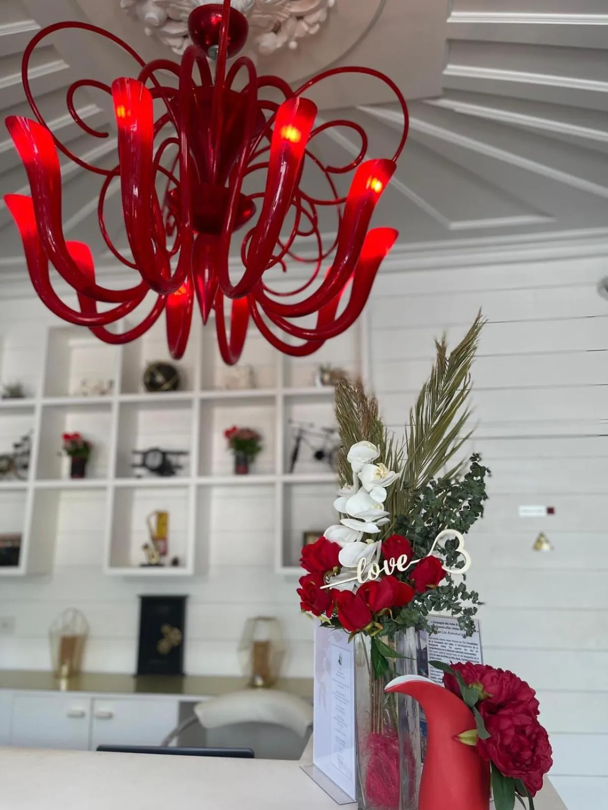 Decorative detail in Villa Angélique - Hôtel classé Monument Historique