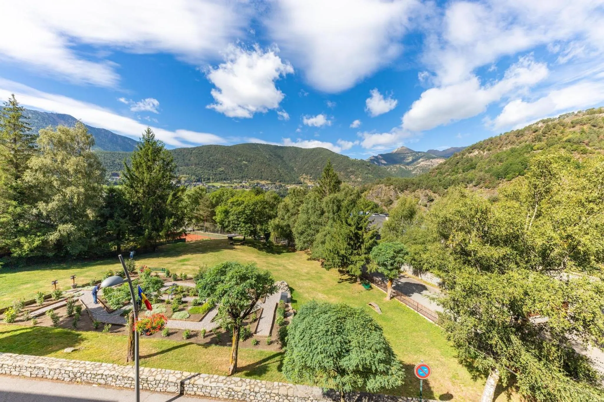 Garden view in Apartaments Giberga