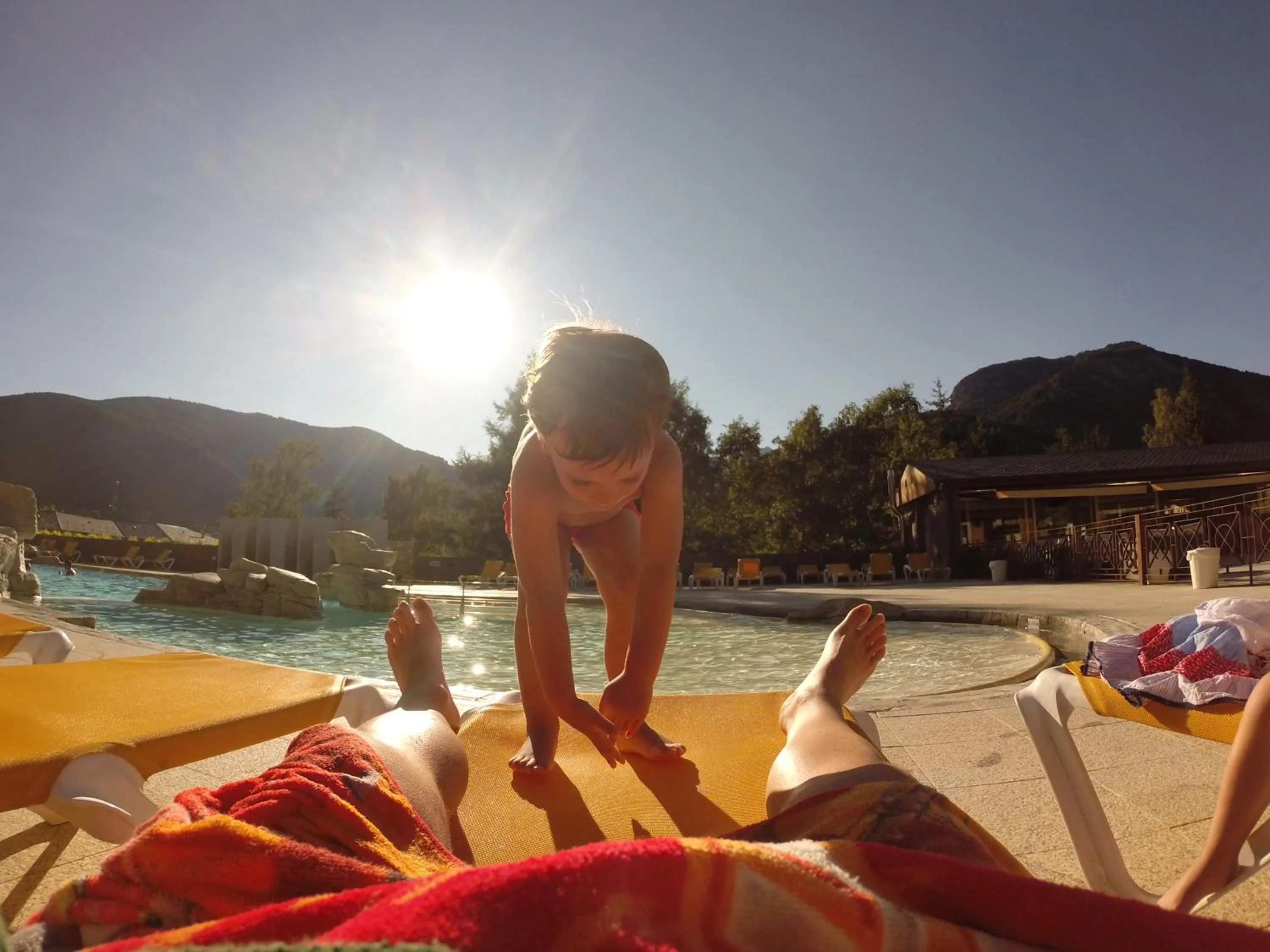 Swimming pool in Apartaments Giberga