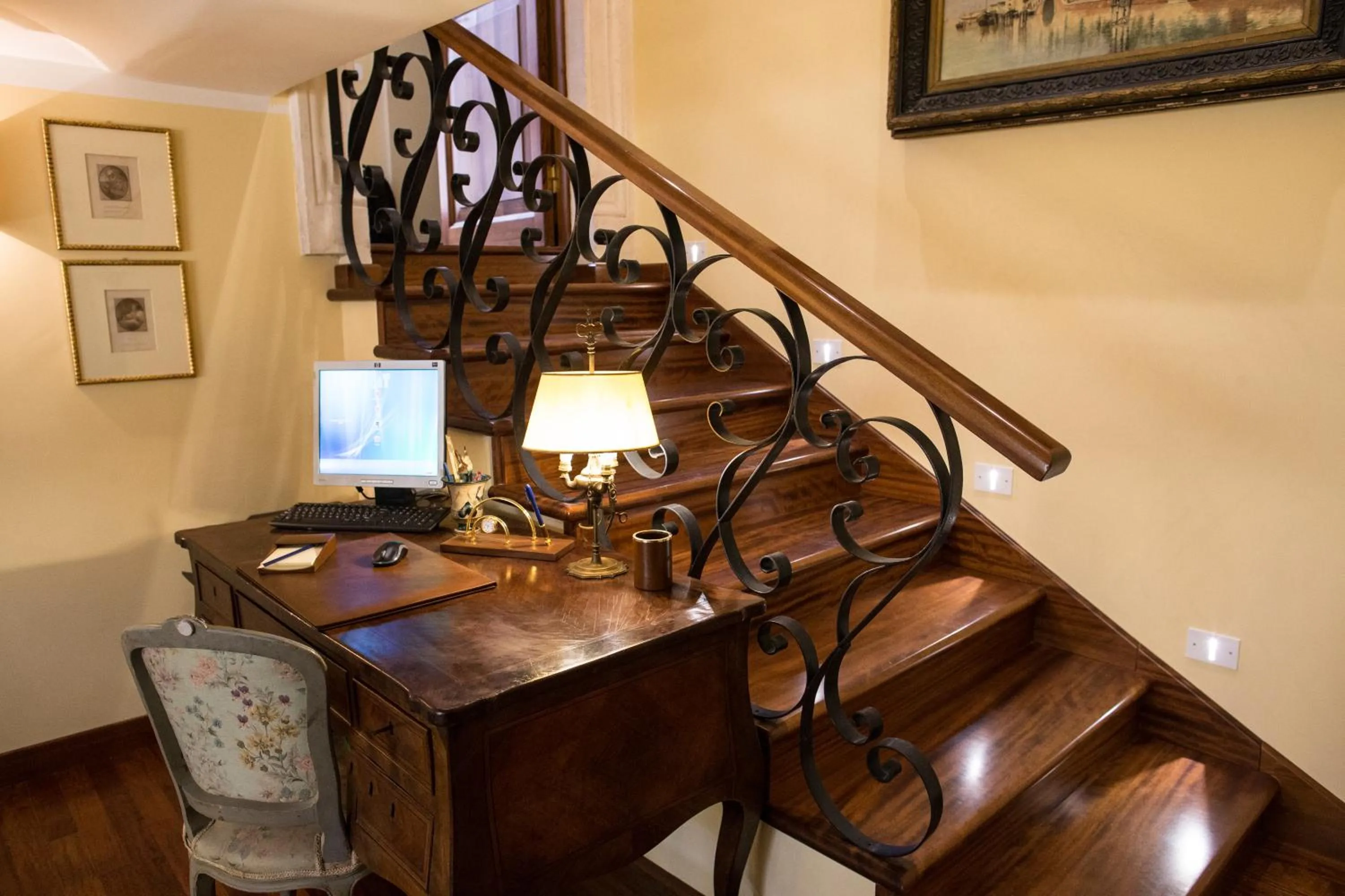 Lobby or reception in B&B Charme Celestino V°