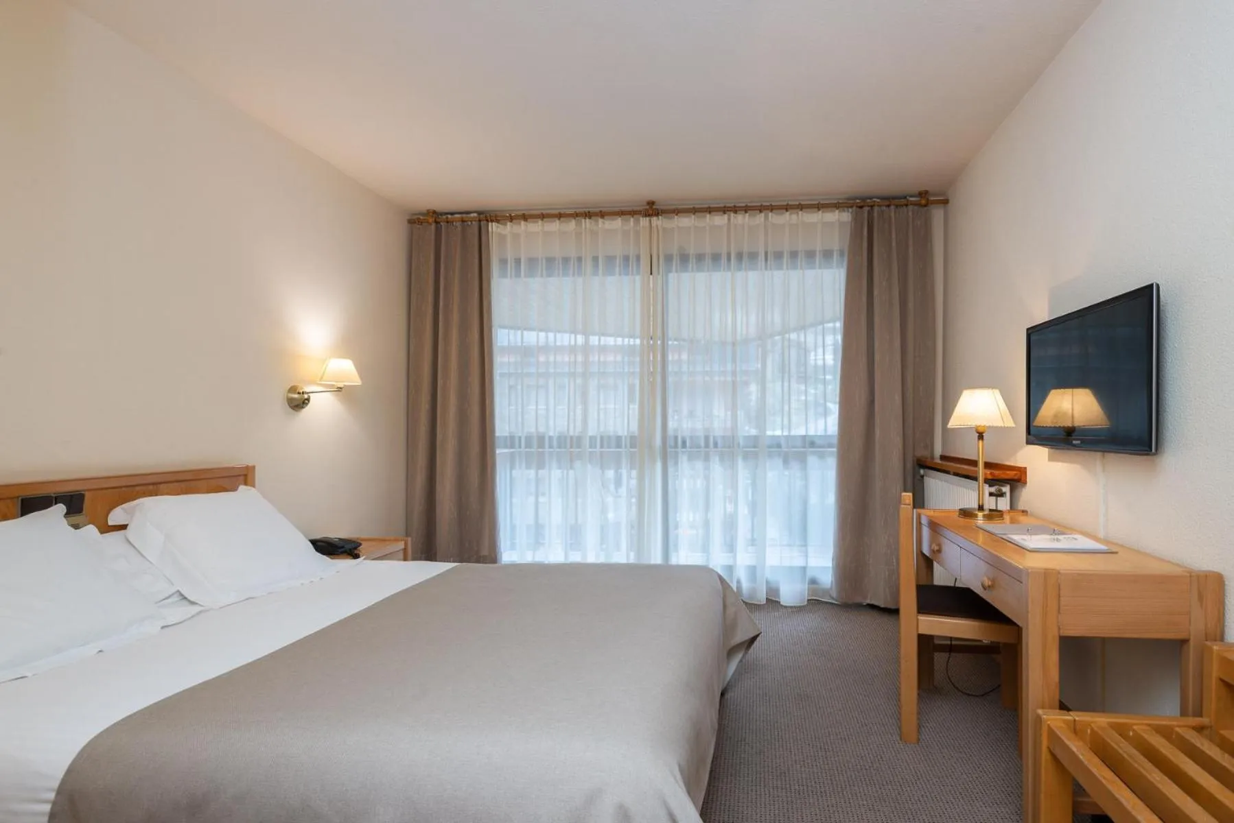 Bed in Hotel Bonavida