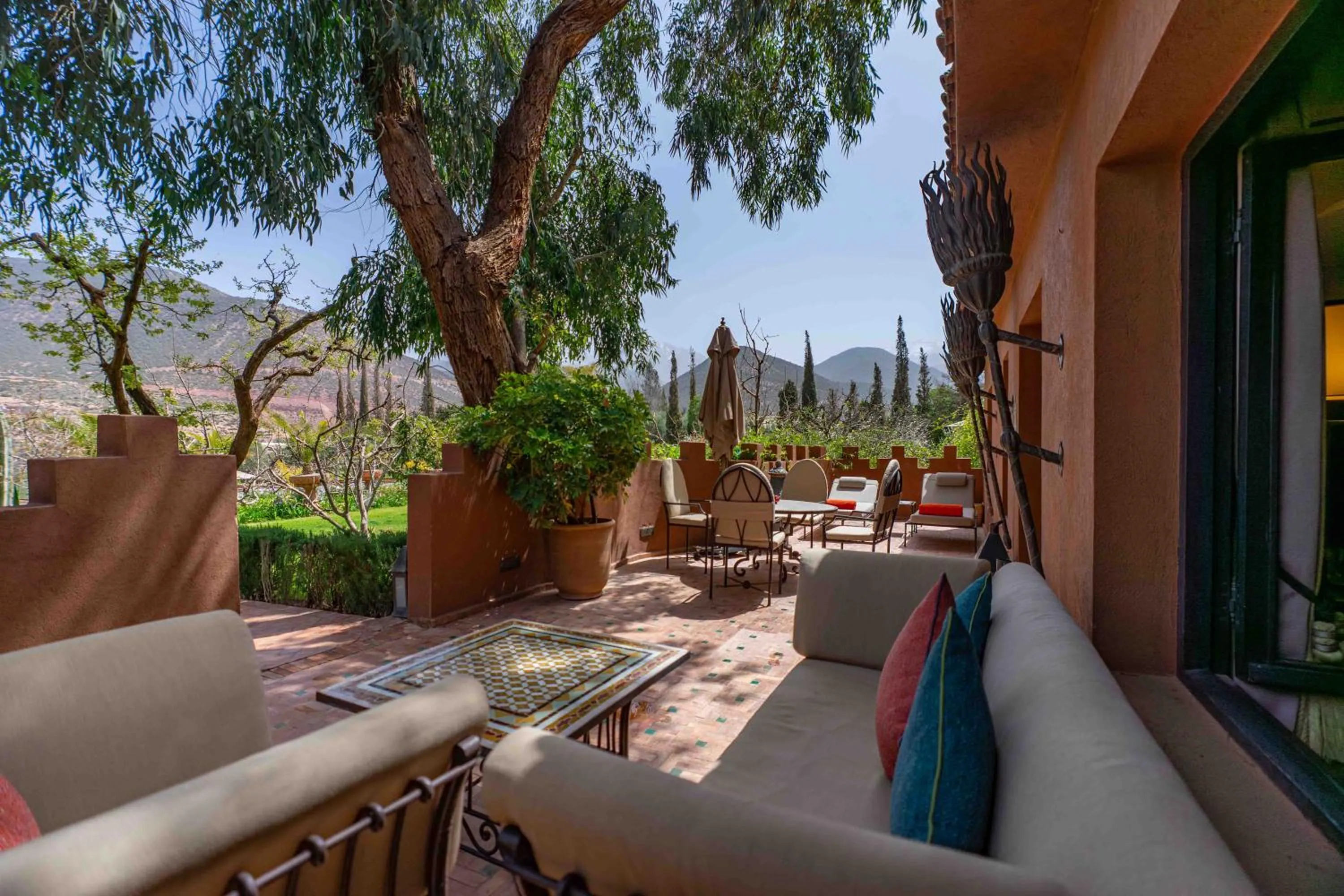 Natural landscape in Kasbah Tamadot - Sir Richard Branson's Moroccan Retreat