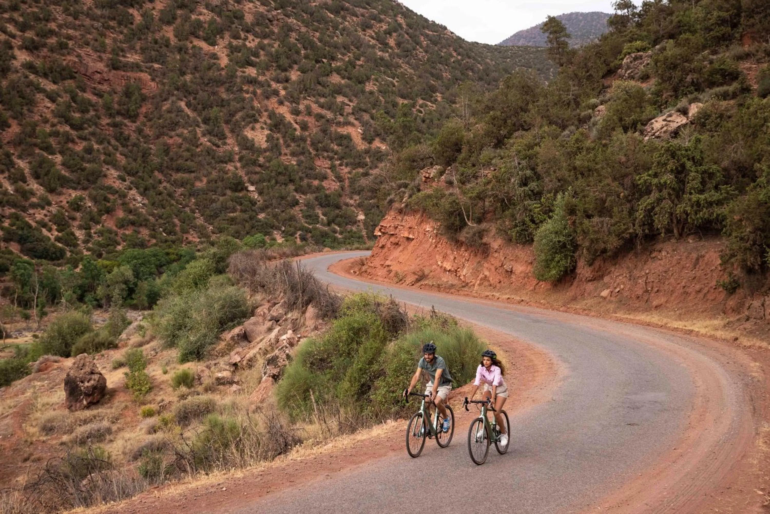 Cycling in Kasbah Tamadot - Sir Richard Branson's Moroccan Retreat