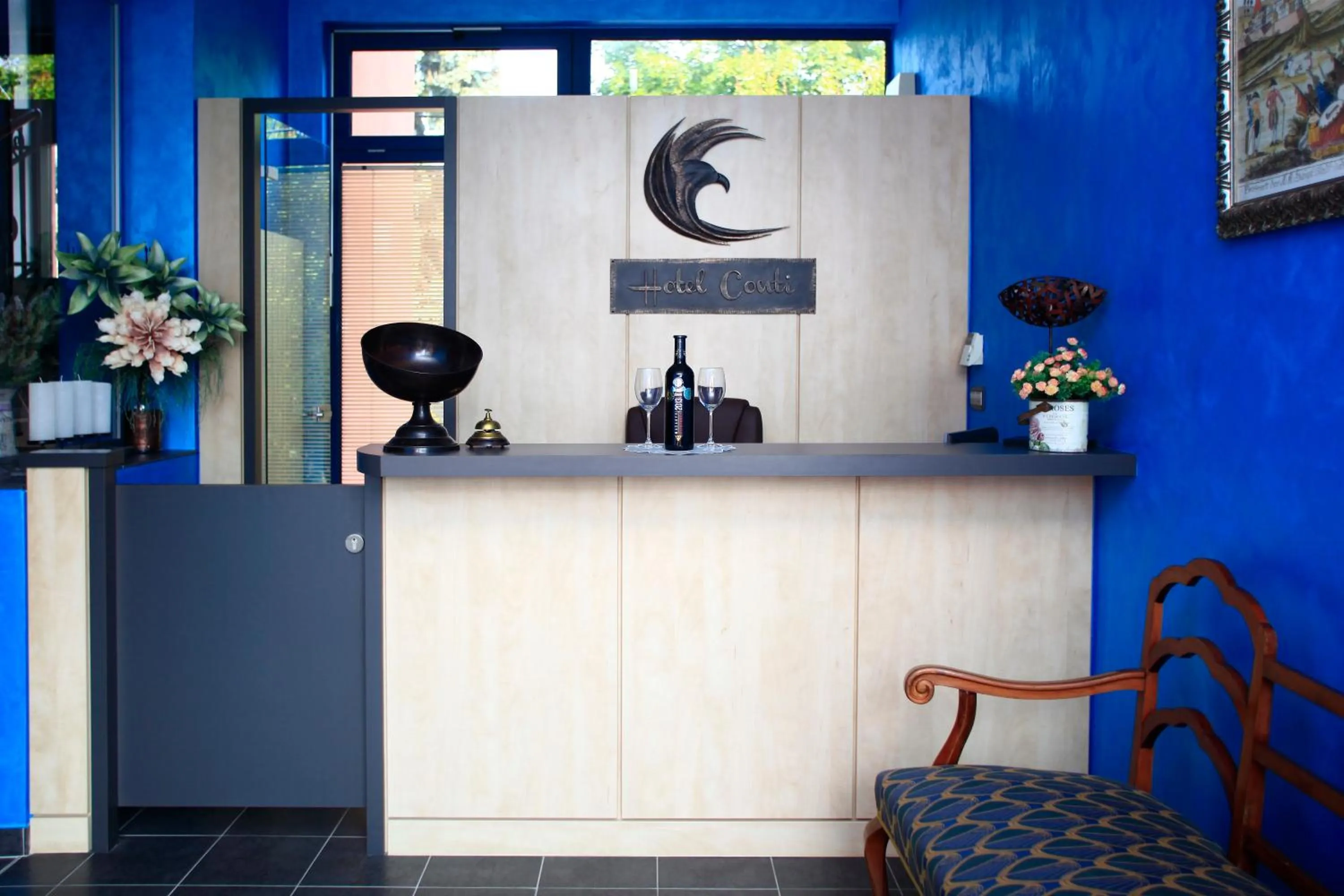 Lobby or reception in Hotel Conti