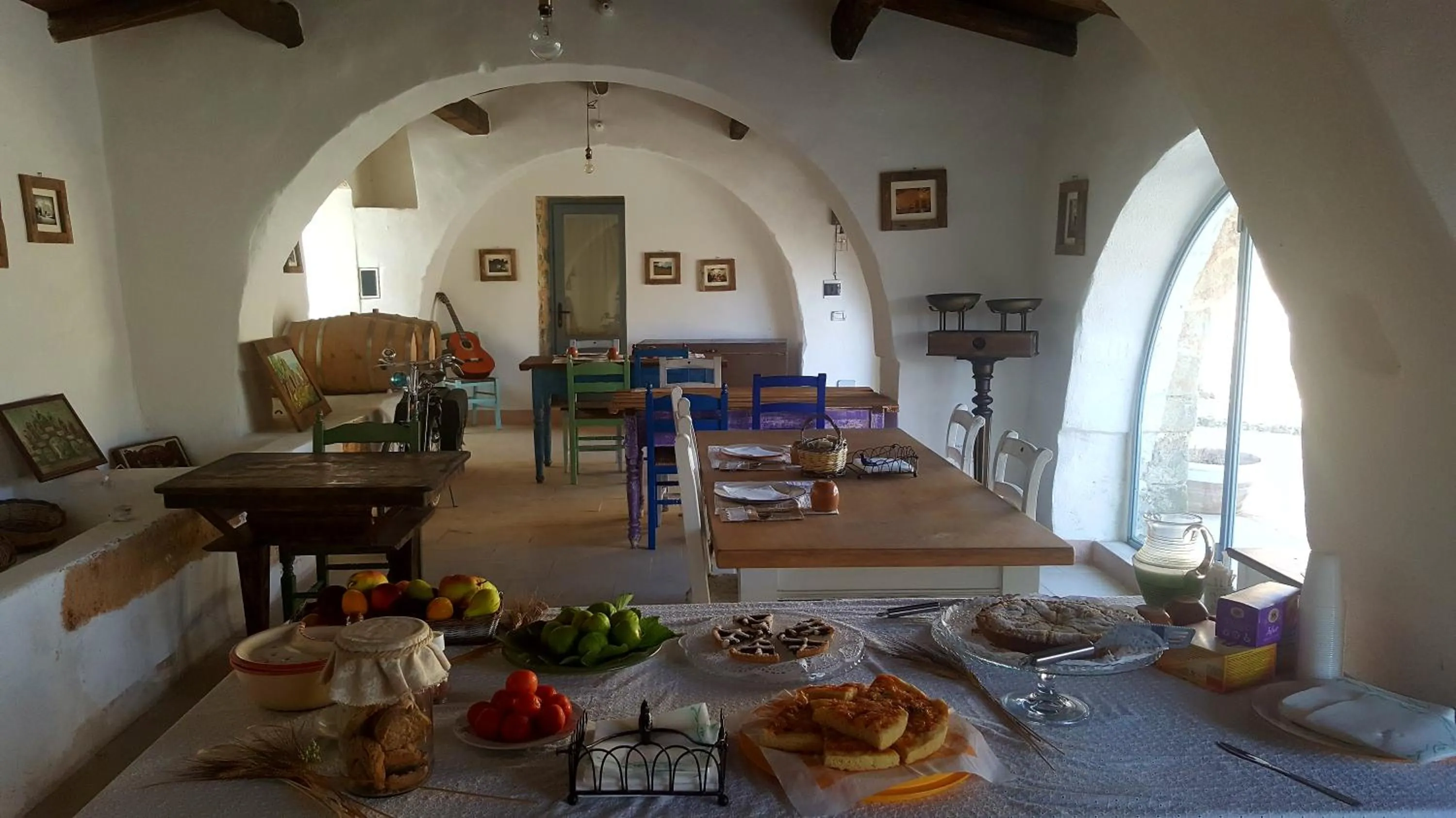 Buffet breakfast in Masseria Violante Boutique Hotel