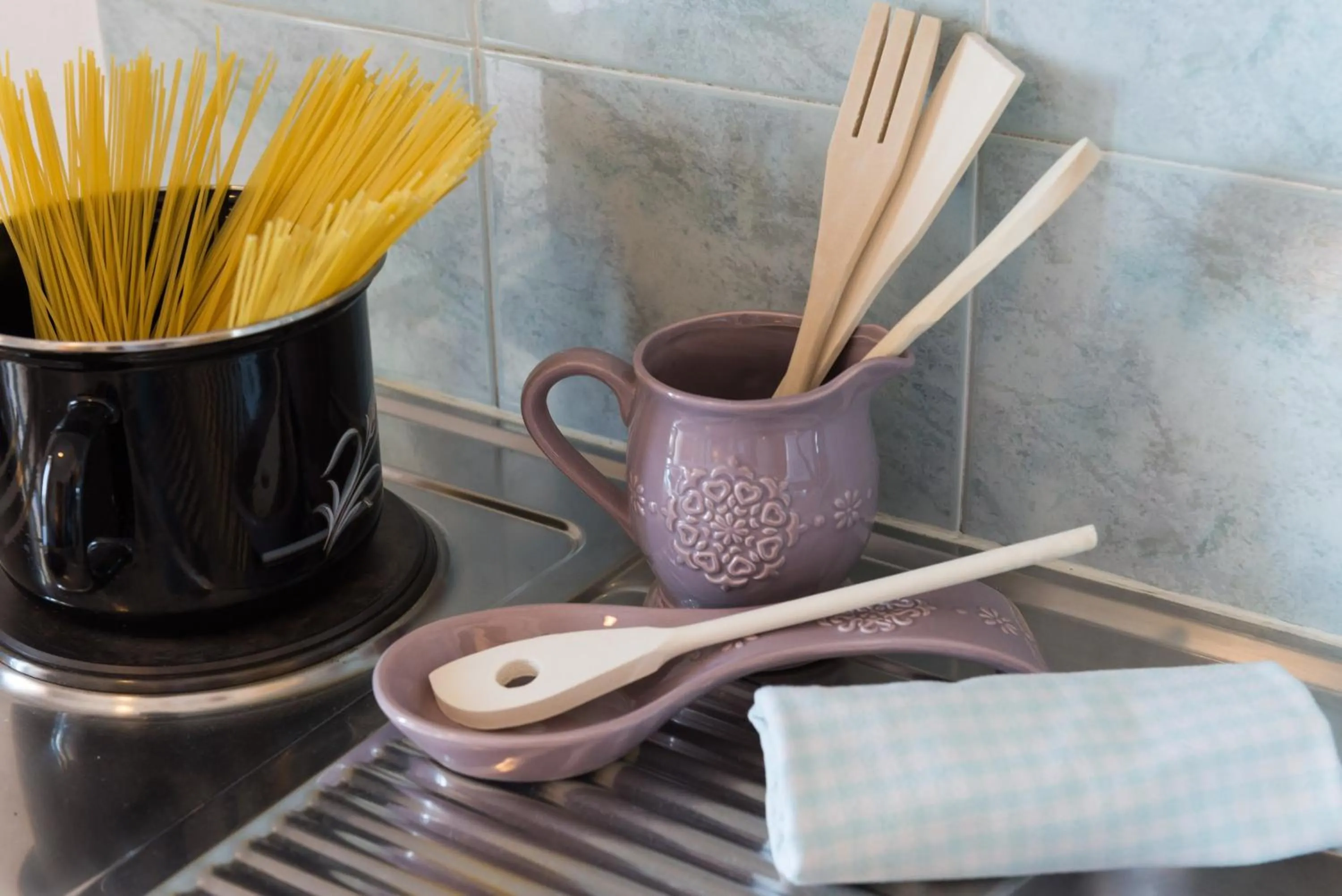 Kitchen or kitchenette in Apartments Bell Memories