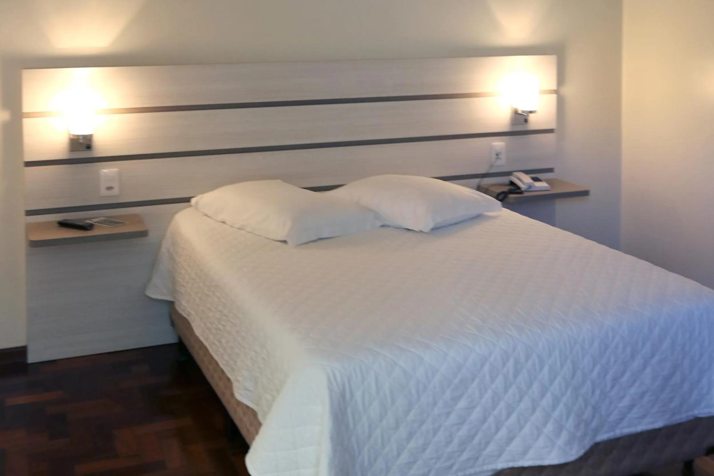 Bed in Tri Hotel Xanxerê