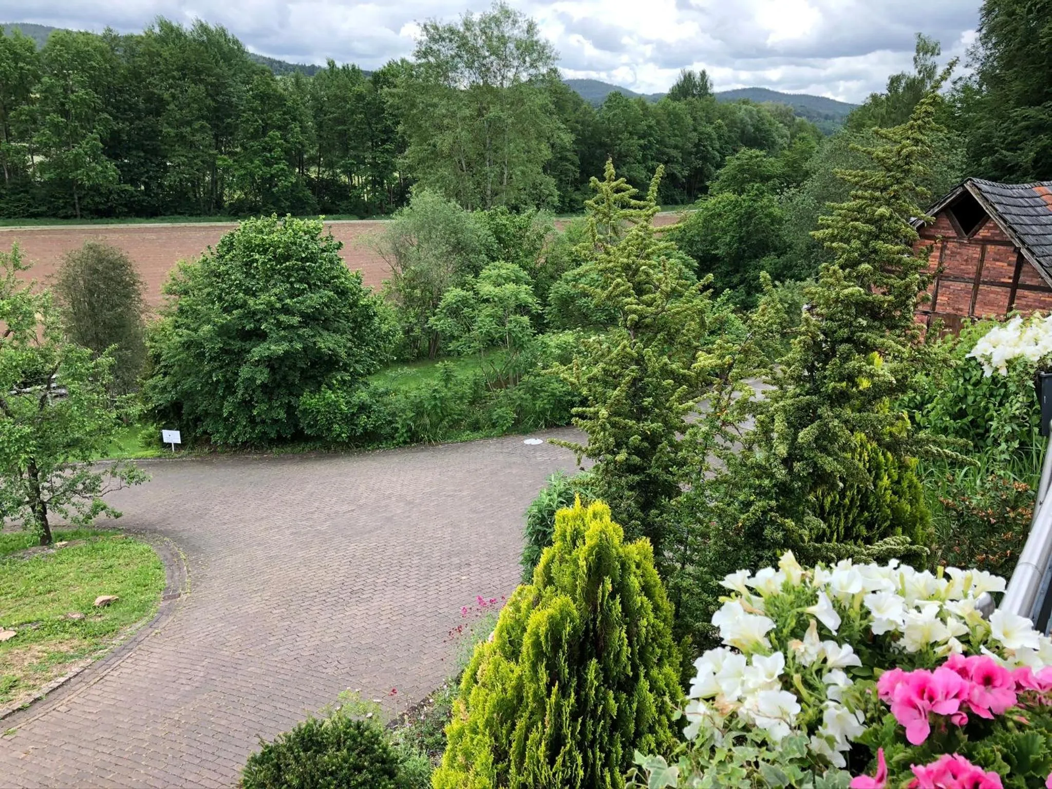 View (from property/room) in Hofgut Langenborn Wohnen auf Zeit möblierte Apartments Aschaffenburg Alzenau Frankfurt