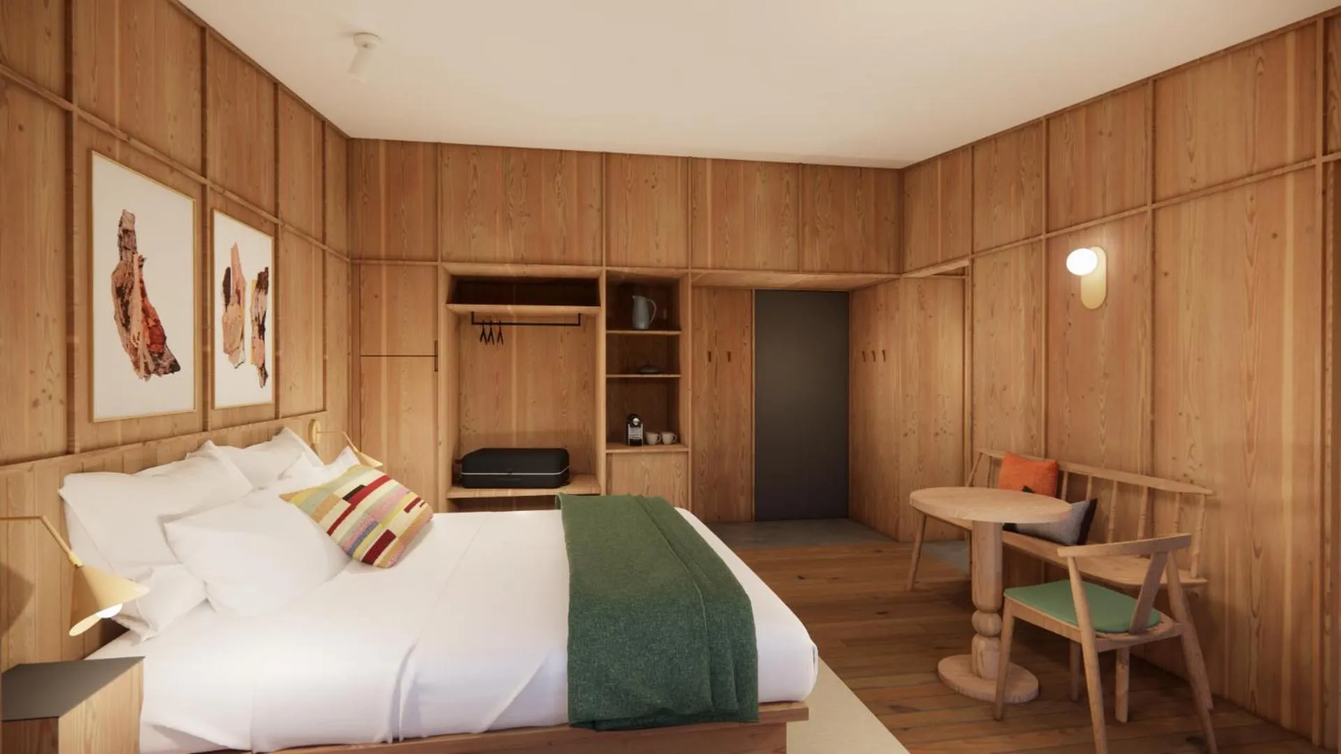 Bedroom, Bed in Beatnik Hotel