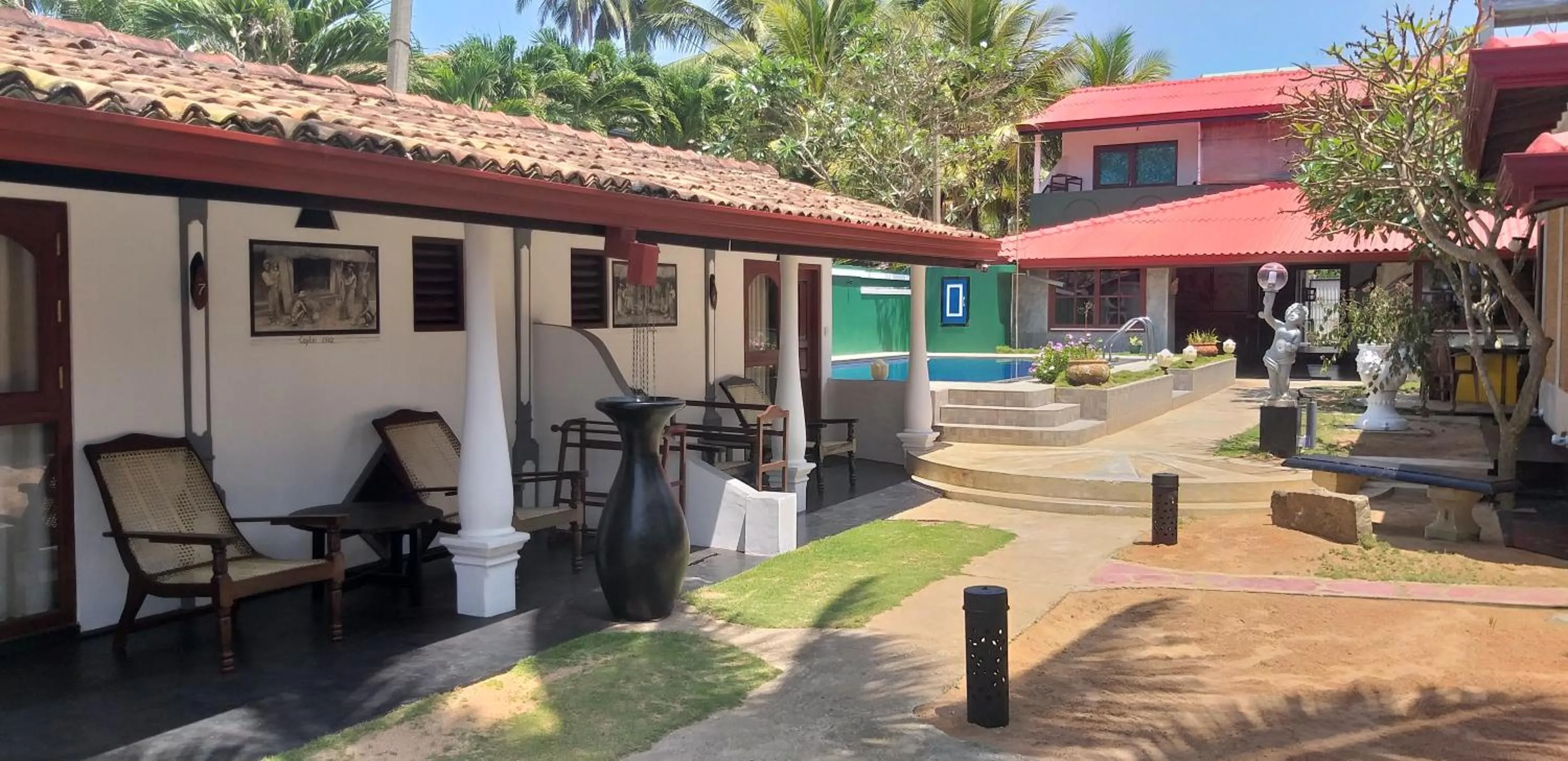 Garden view in Janus Paradise Rest