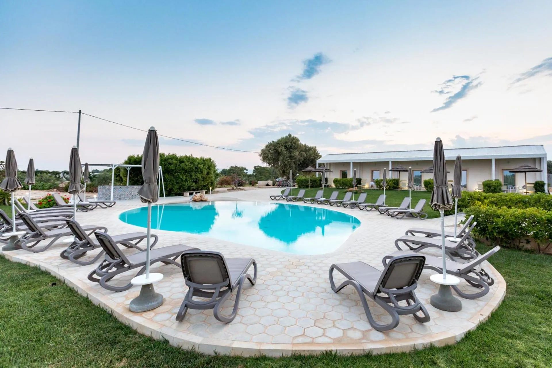 Pool view in Addauro Resort