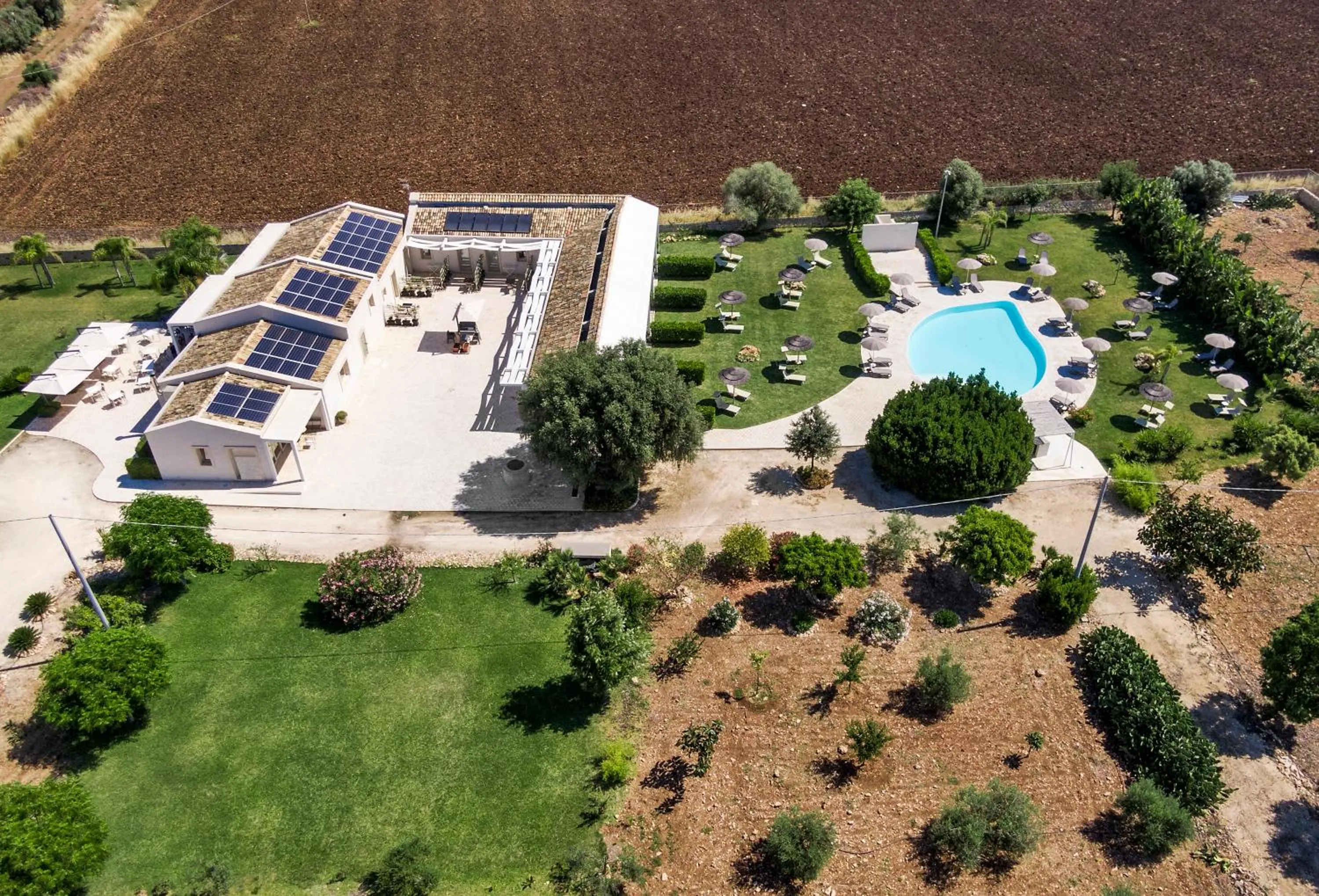 Bird's eye view in Addauro Resort