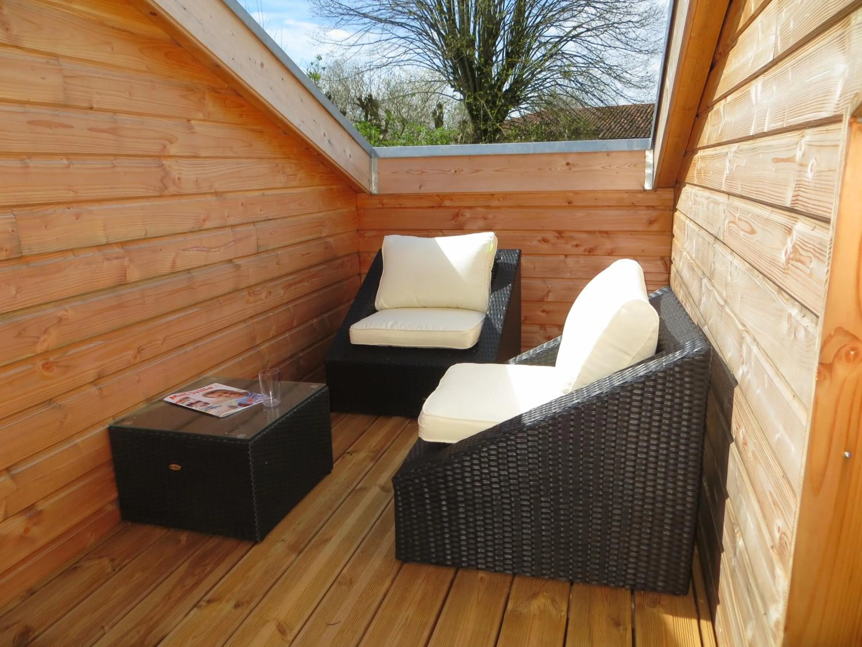 Balcony/Terrace in Auberge Bressane de Buellas