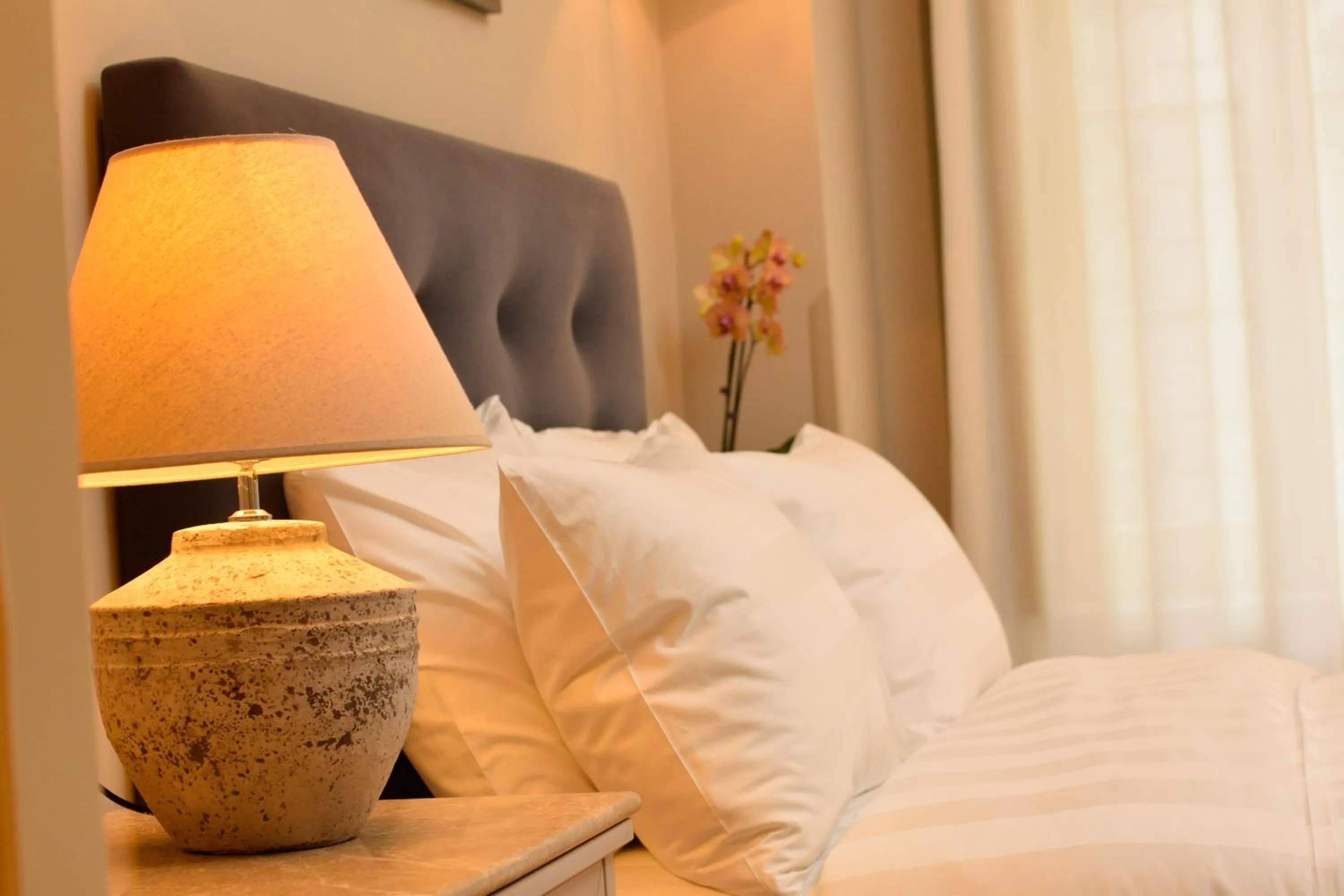 Decorative detail, Bed in Hotel Antique