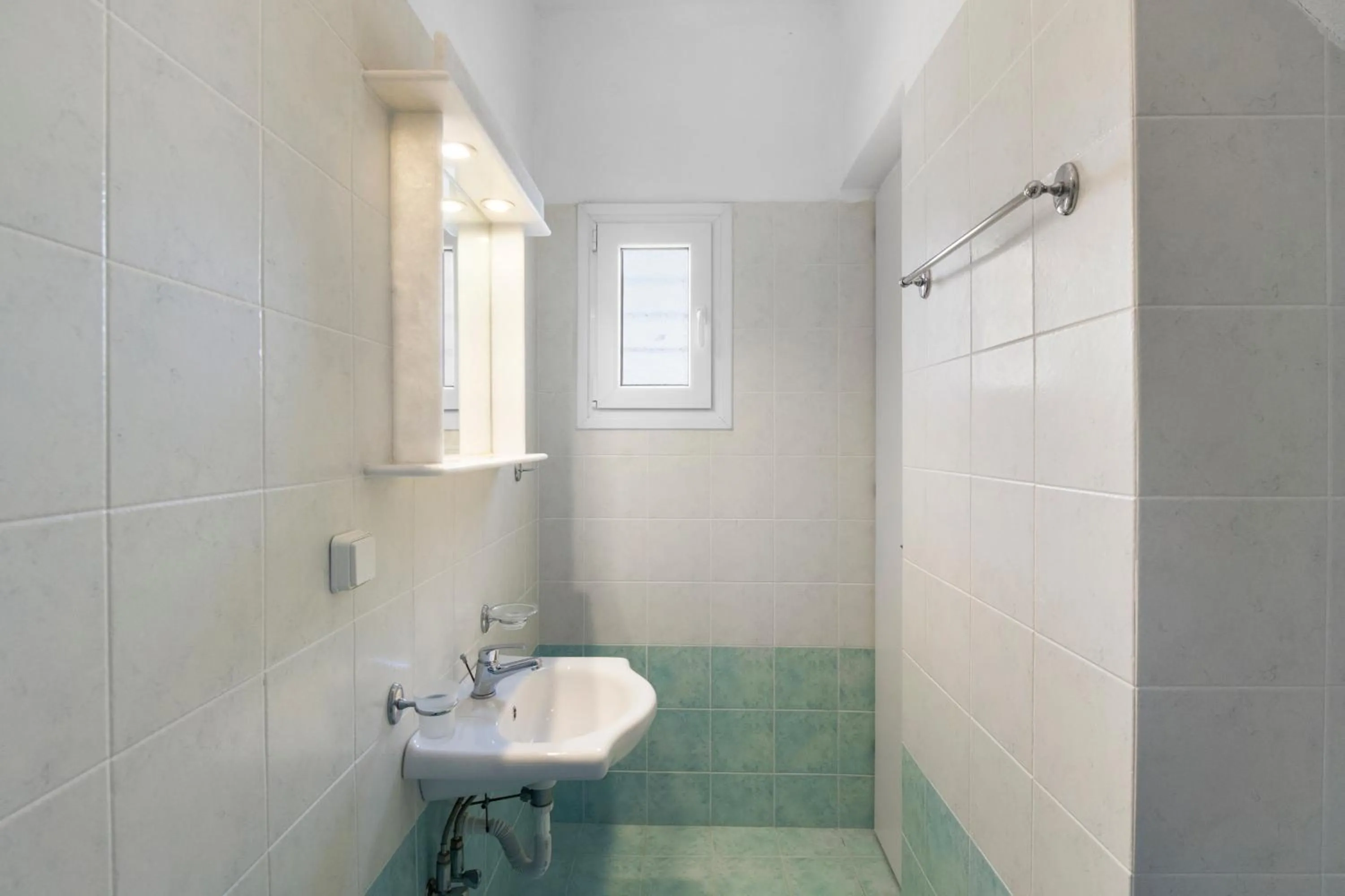 Shower in Anthoula's Sea View Apartment