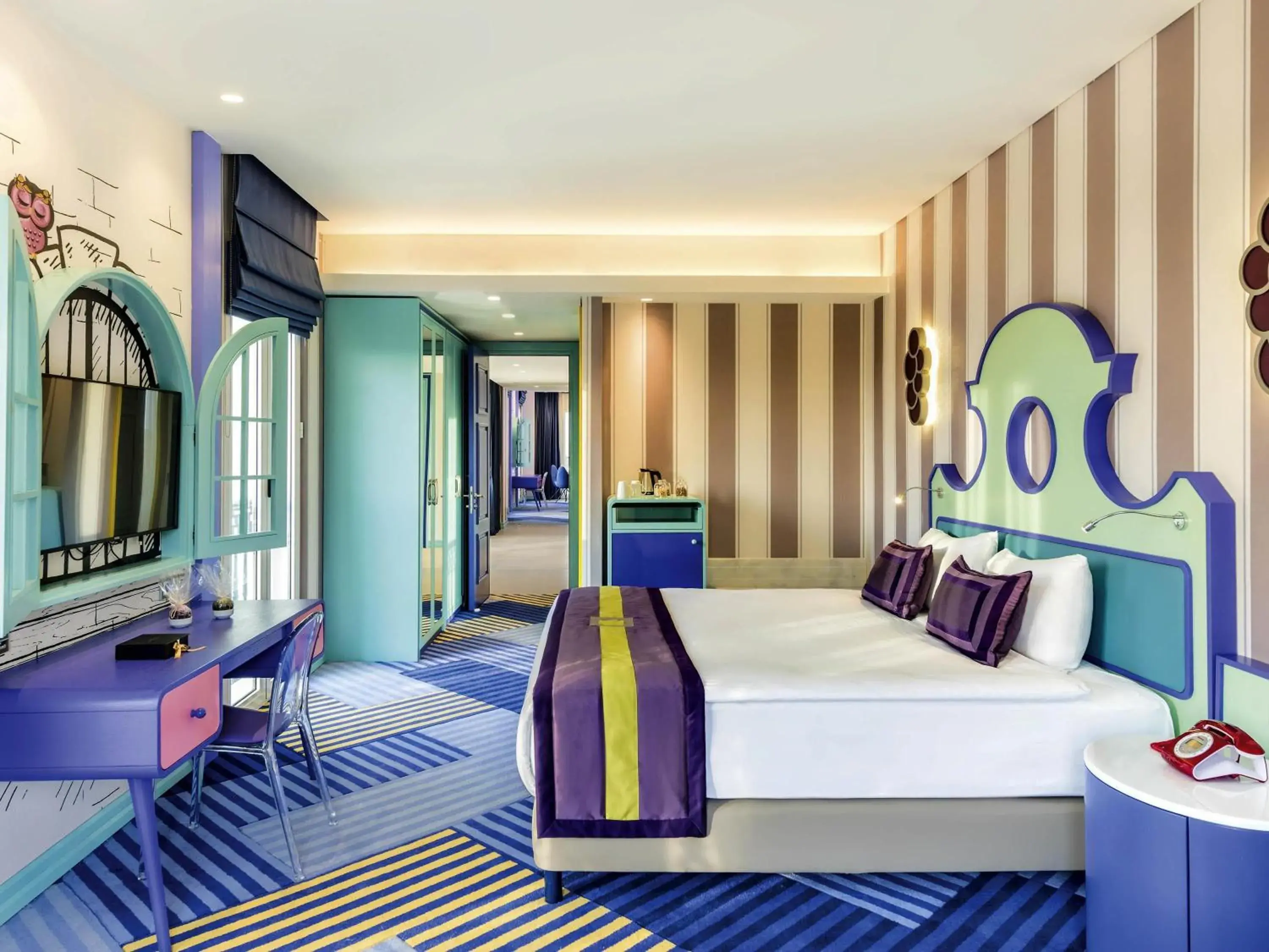 Bedroom, Bed in The Land Of Legends Kingdom Hotel - All-in Concept Bedroom, Bed in The Land Of Legends Kingdom Hotel - All-in Concept