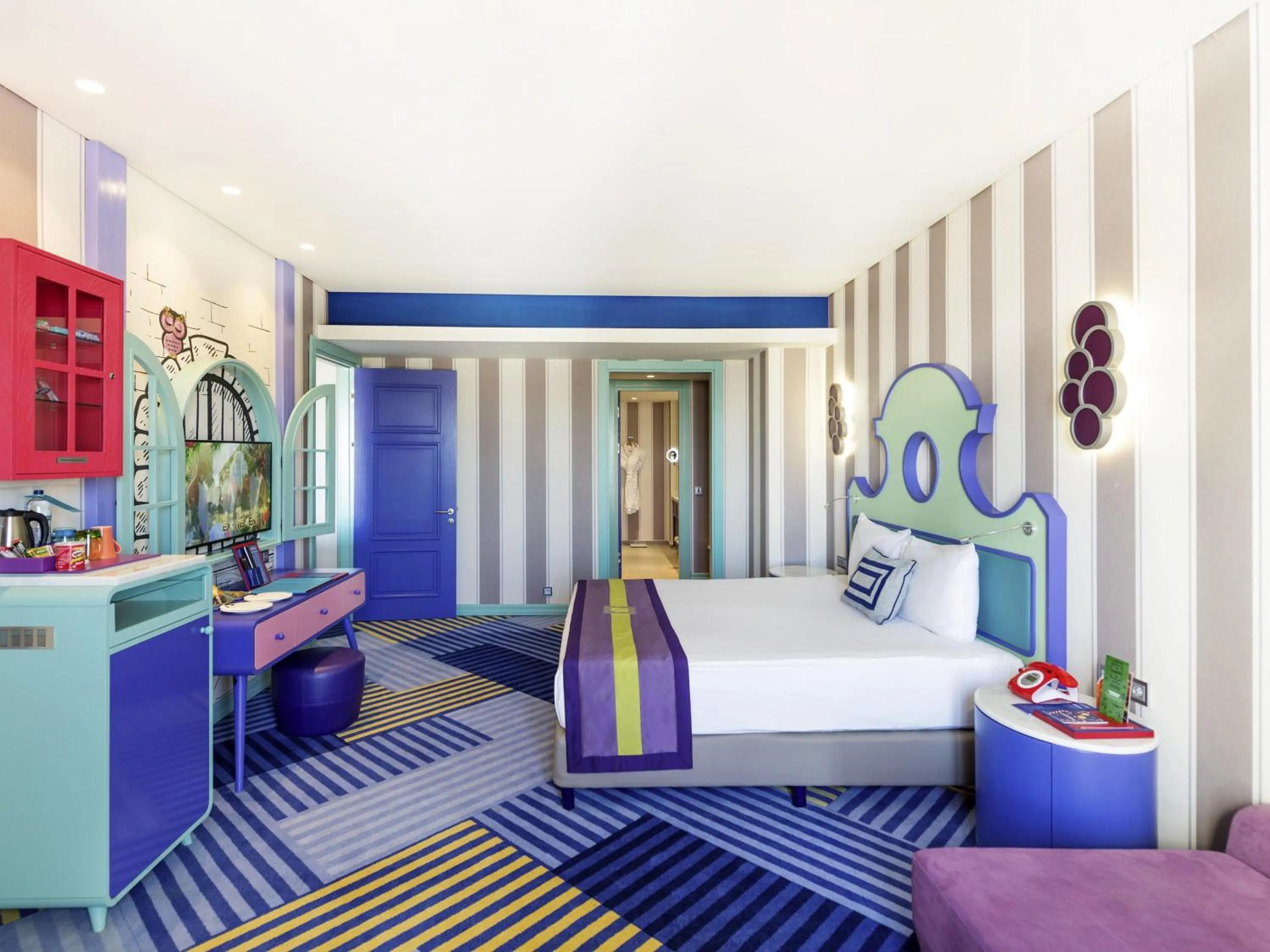 Bedroom, Bed in The Land Of Legends Kingdom Hotel - All-in Concept