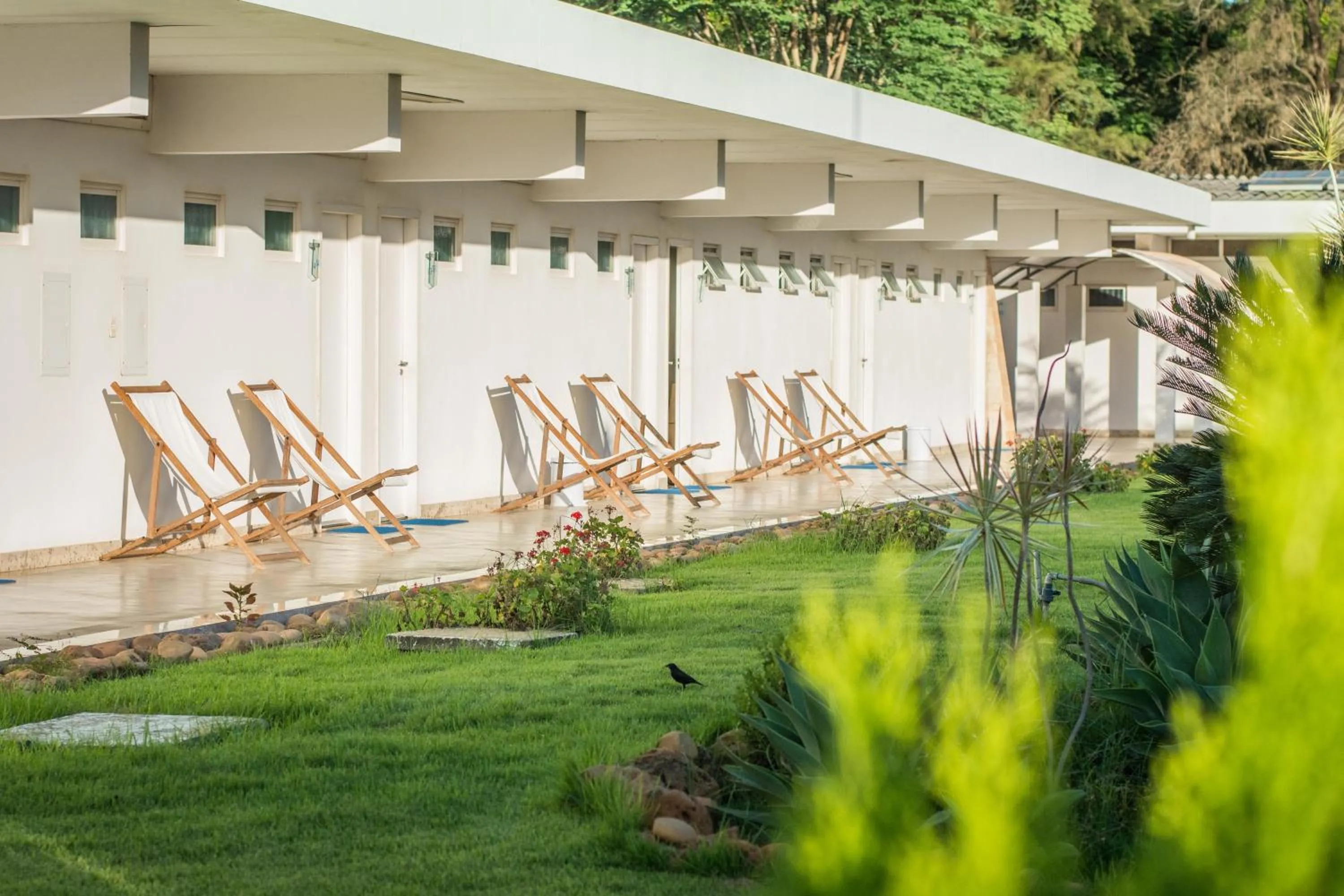 Garden view in Grande Lago Hotel Gastronomia Bar