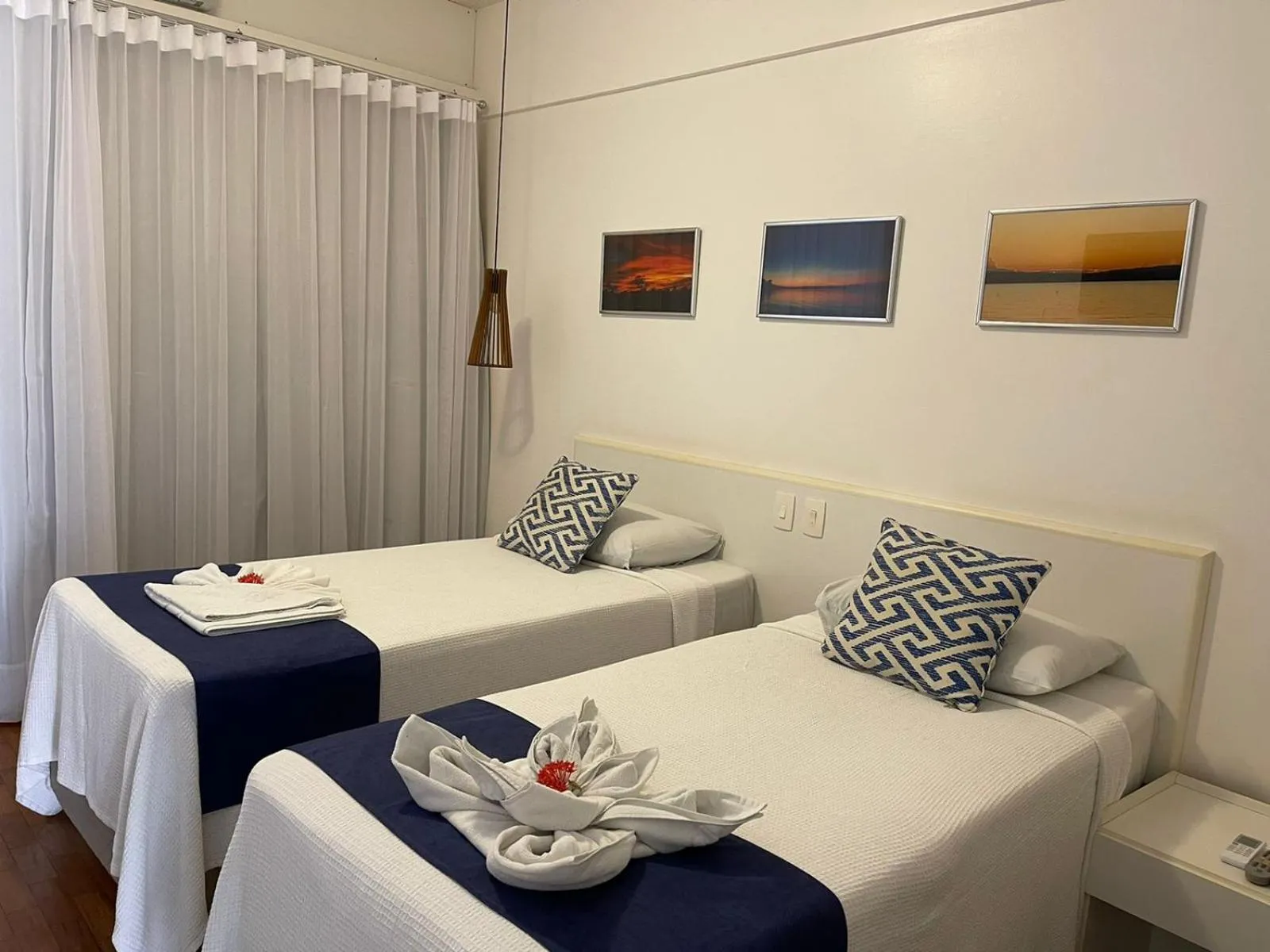 Bed in Grande Lago Hotel Gastronomia Bar