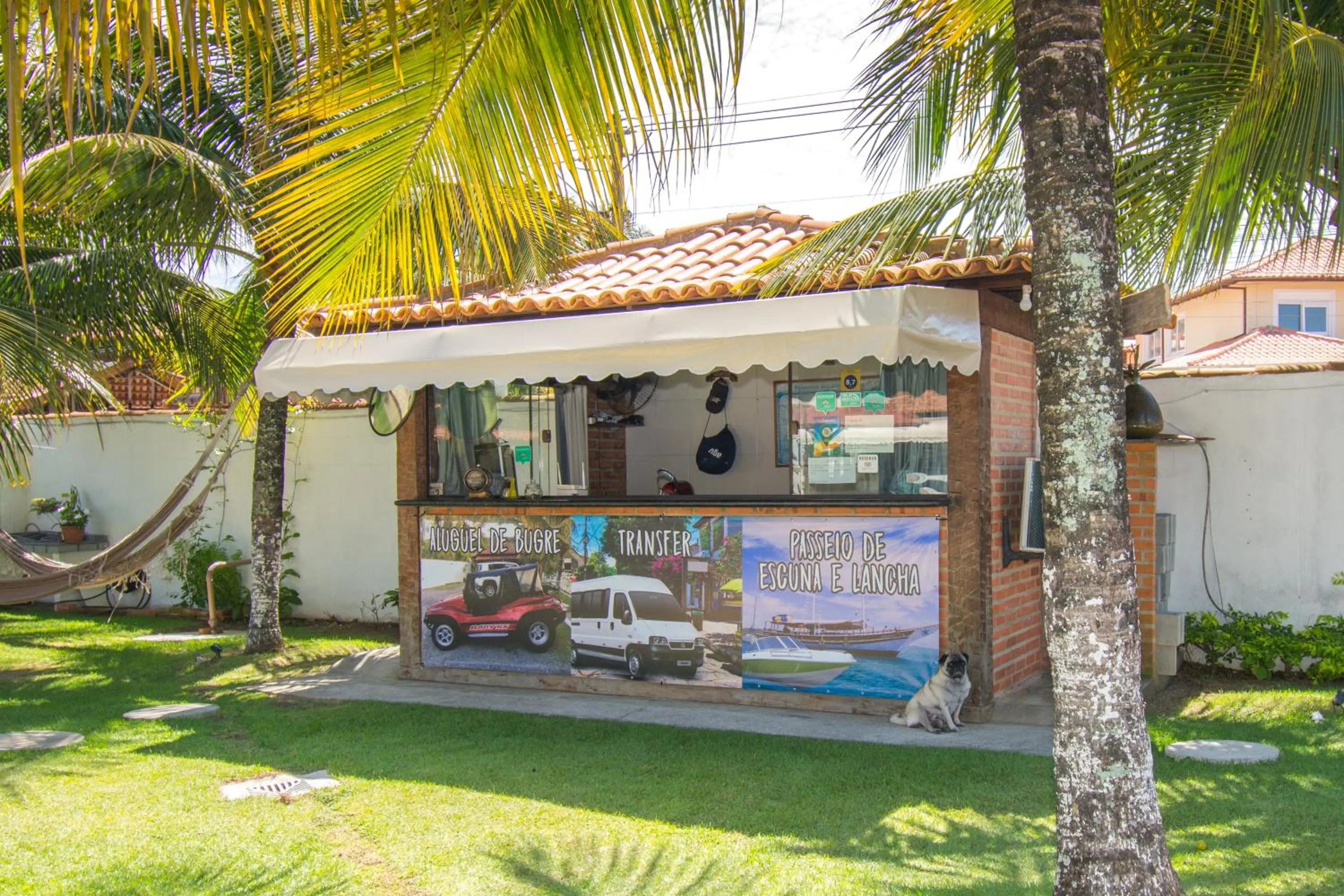Lobby or reception in Pousada Casuarina Geribá