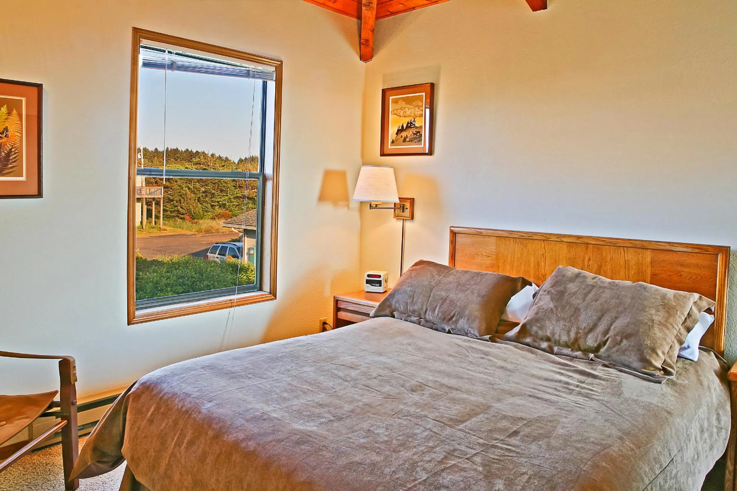 Bed in Haven Hideaway - Ocean Views from Every Room