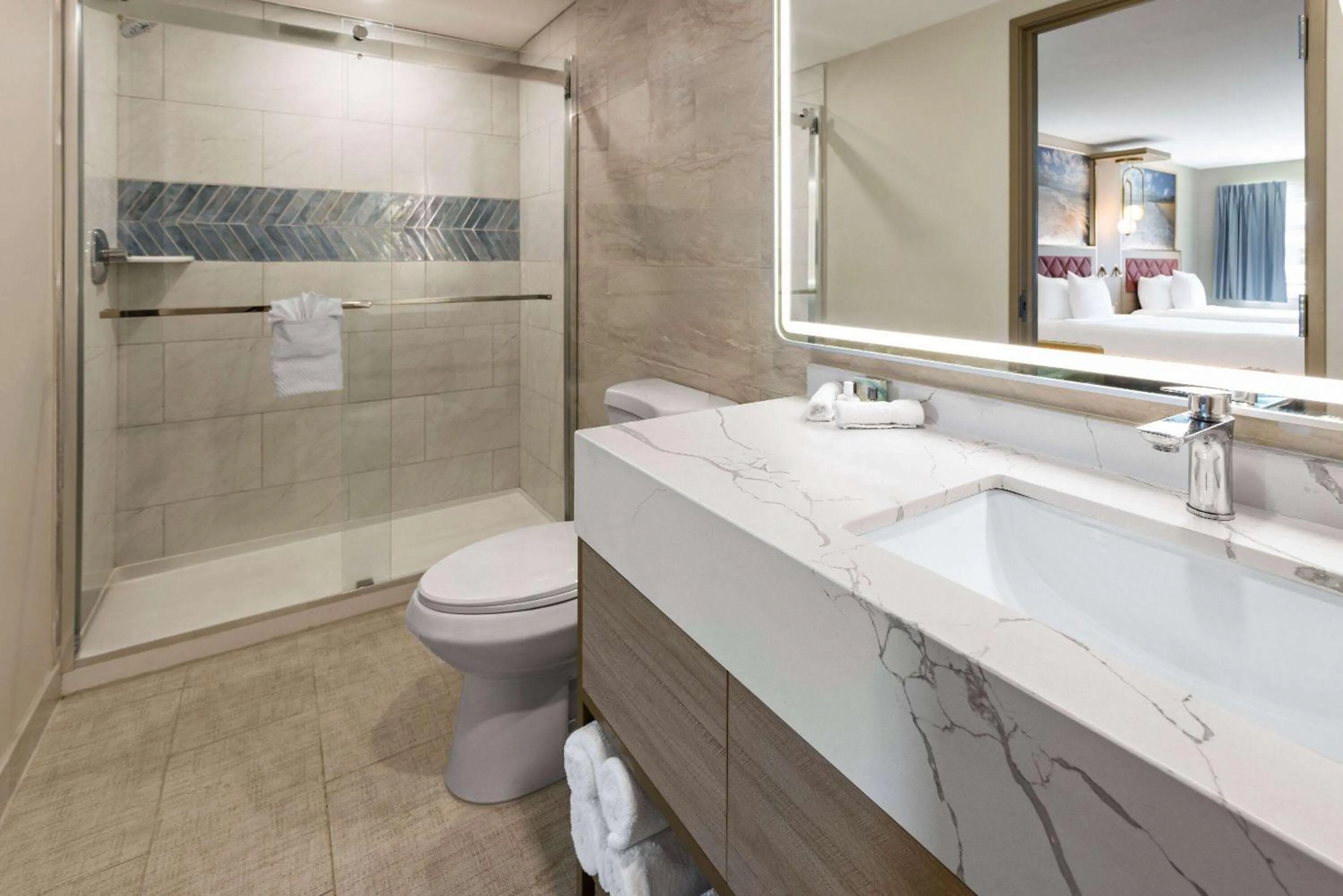 Bathroom in The Vibes Hotel, Trademark Collection by Wyndham