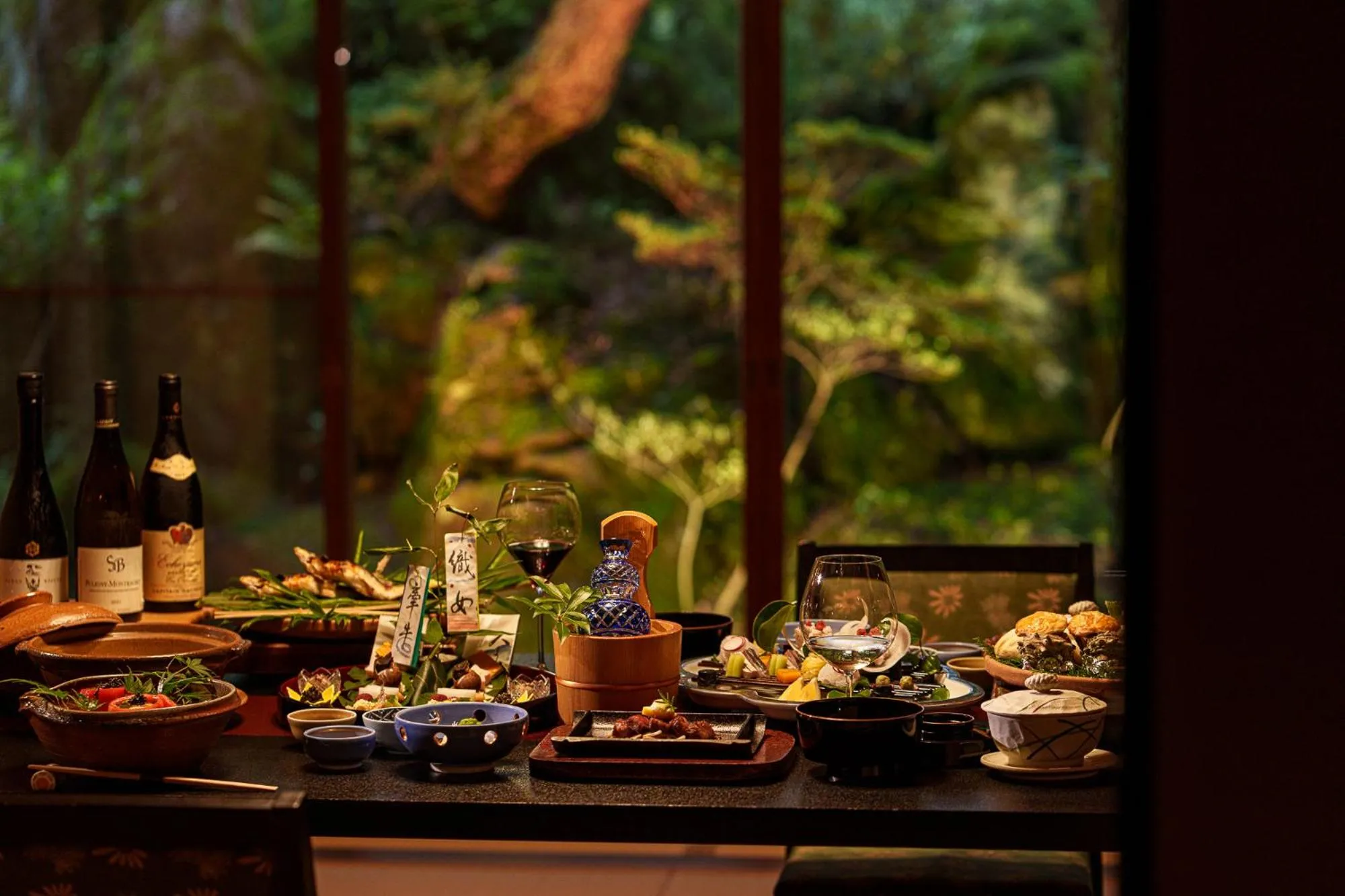 Dinner in UNZEN HANZUIRYO by Onko Chishin