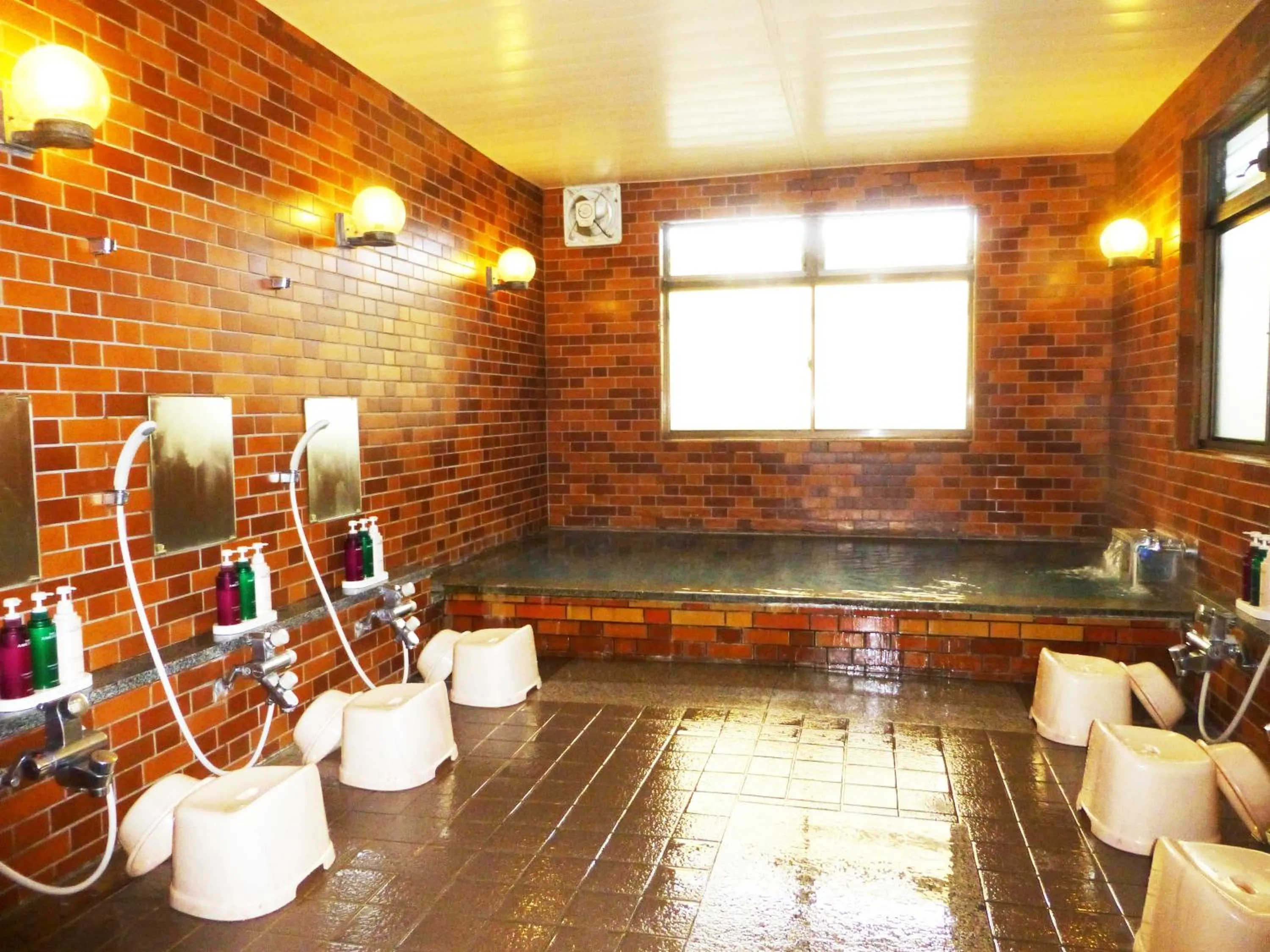 Hot Spring Bath in Kawaguchiko Lakeside Hotel